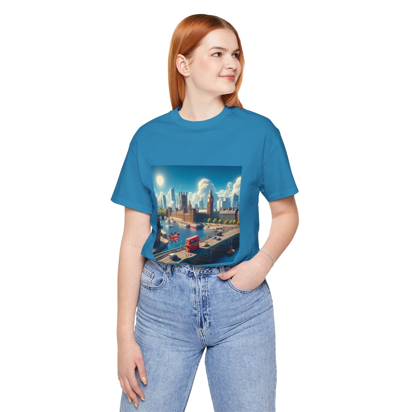 London Disney Pixar Style Jersey Short Sleeve Tee