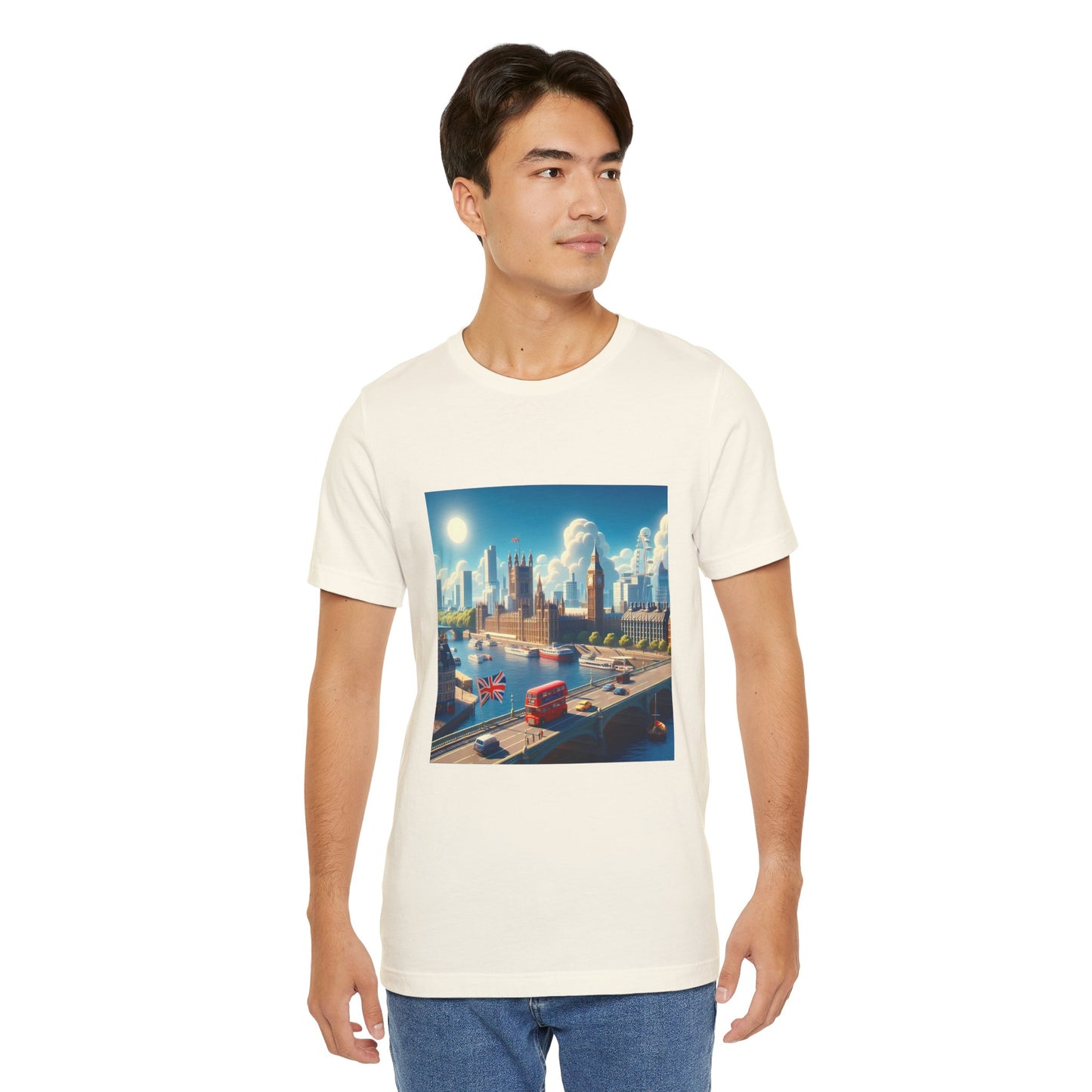 London Disney Pixar Style Jersey Short Sleeve Tee