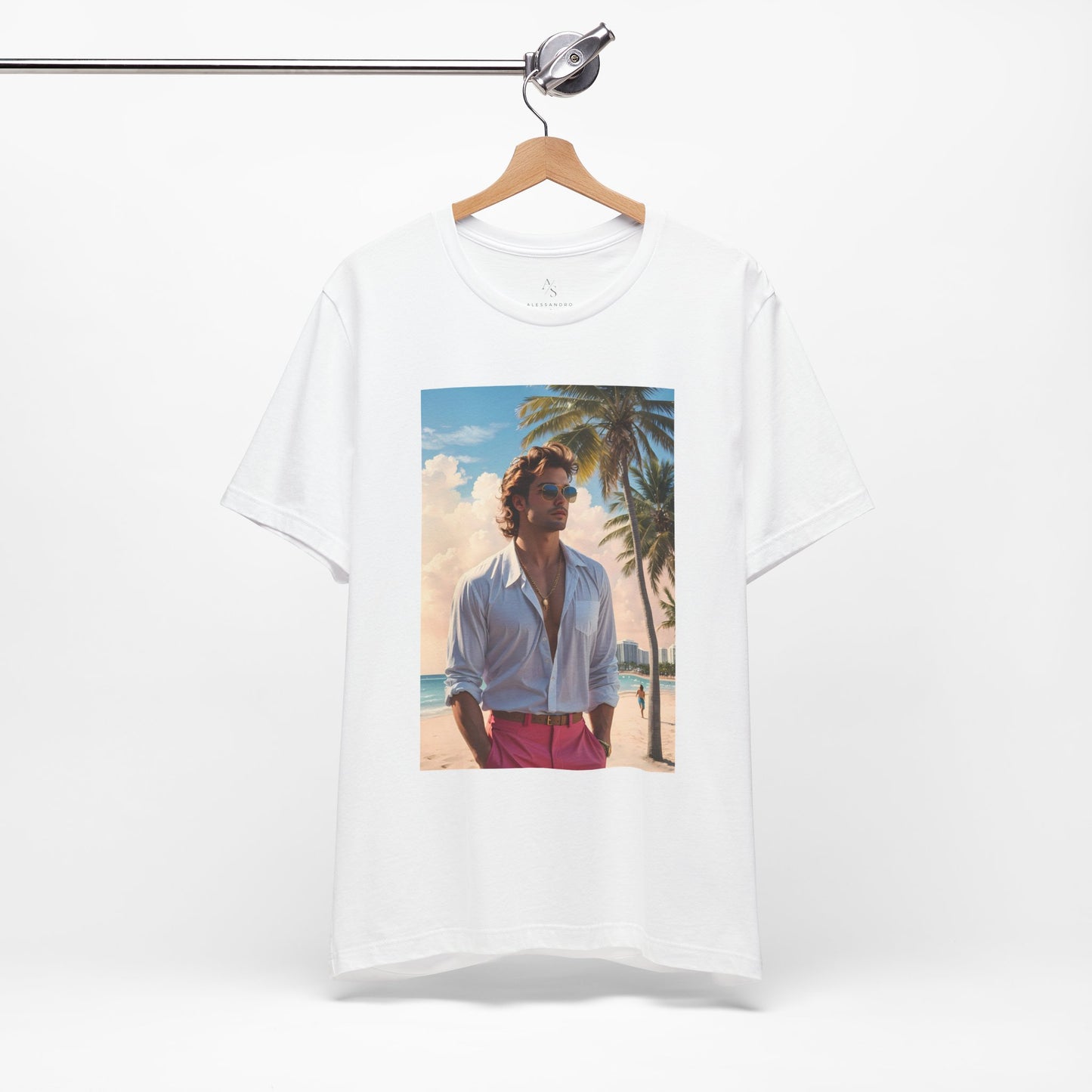 Walking On The Beach Jersey Short Sleeve Tee