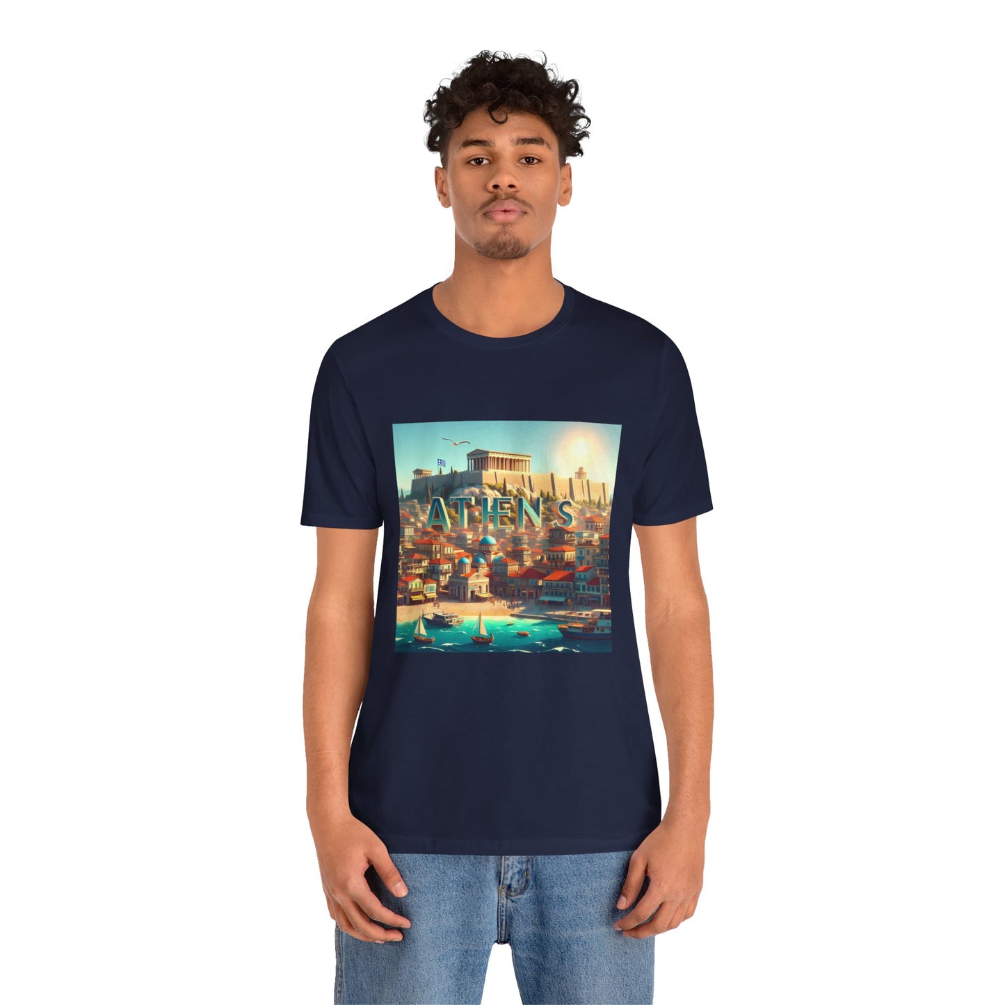 Athens Disney Pixar Style Jersey Short Sleeve Tee