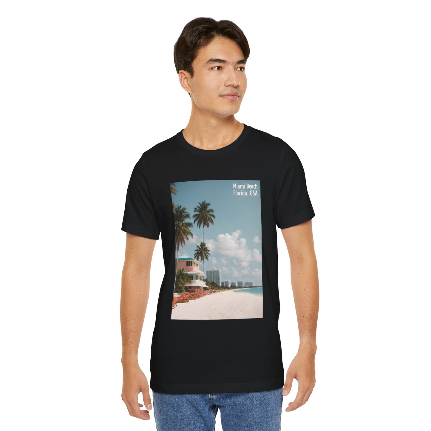 Miami Beach Jersey Short Sleeve Tee