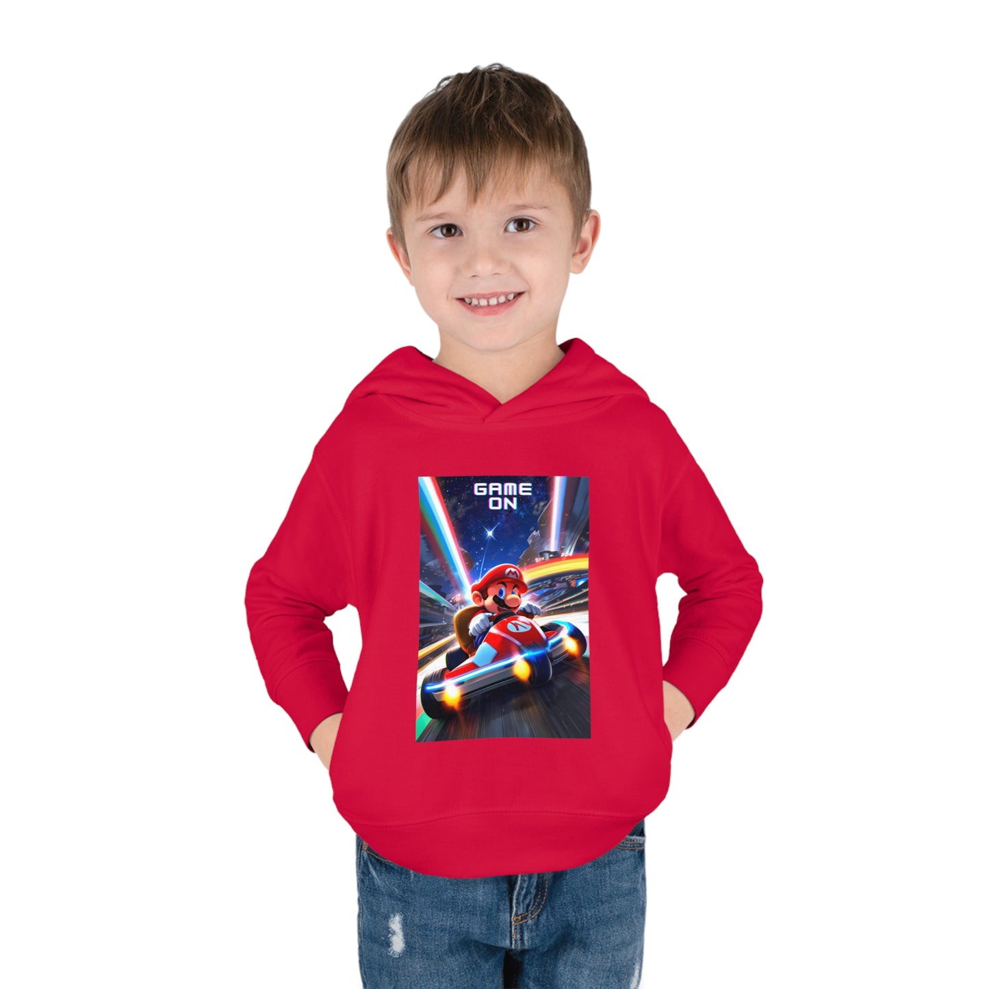 MarioKart Toddler Pullover Fleece Hoodie