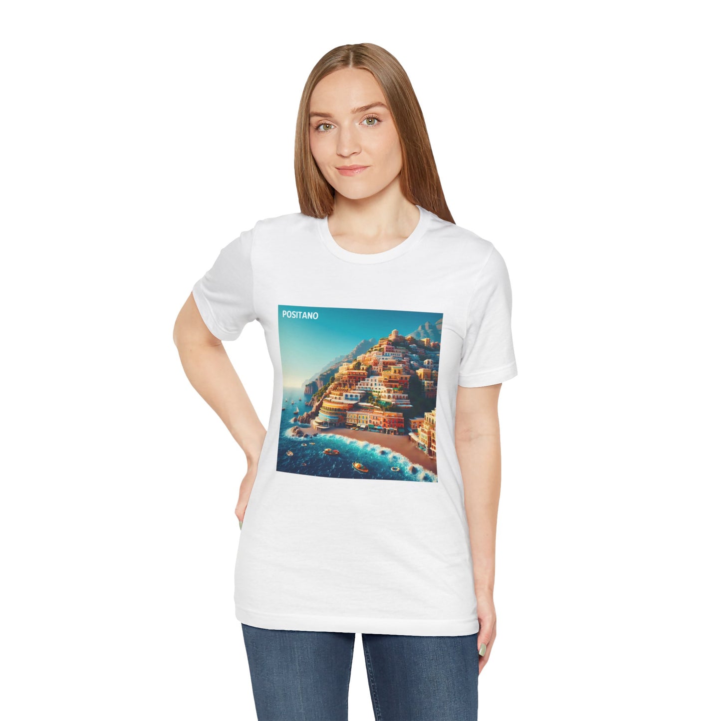 Positano Disney Pixar Style Jersey Short Sleeve Tee