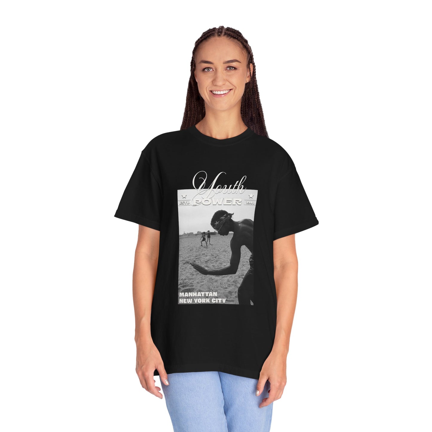 NYC Manhattan 1980s Youth Power Graphic T-Shirt