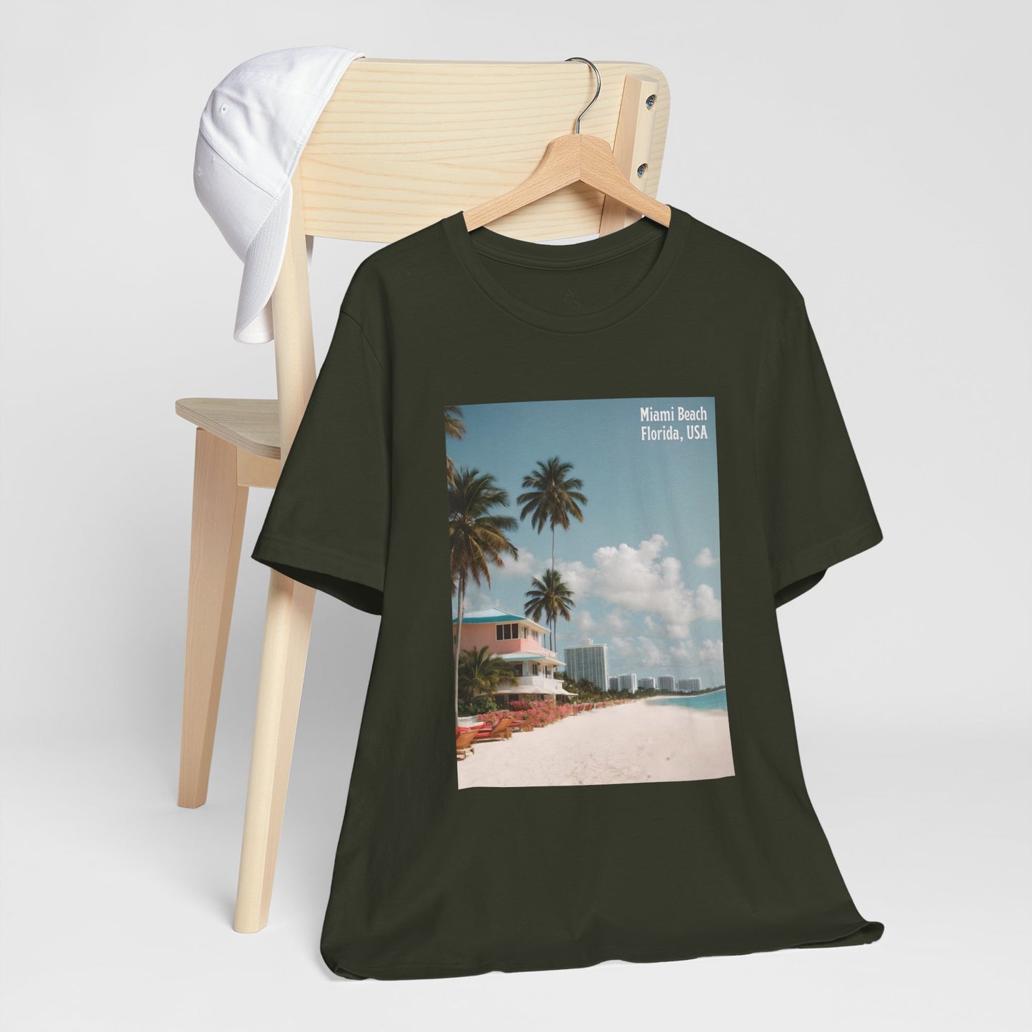 Miami Beach Jersey Short Sleeve Tee