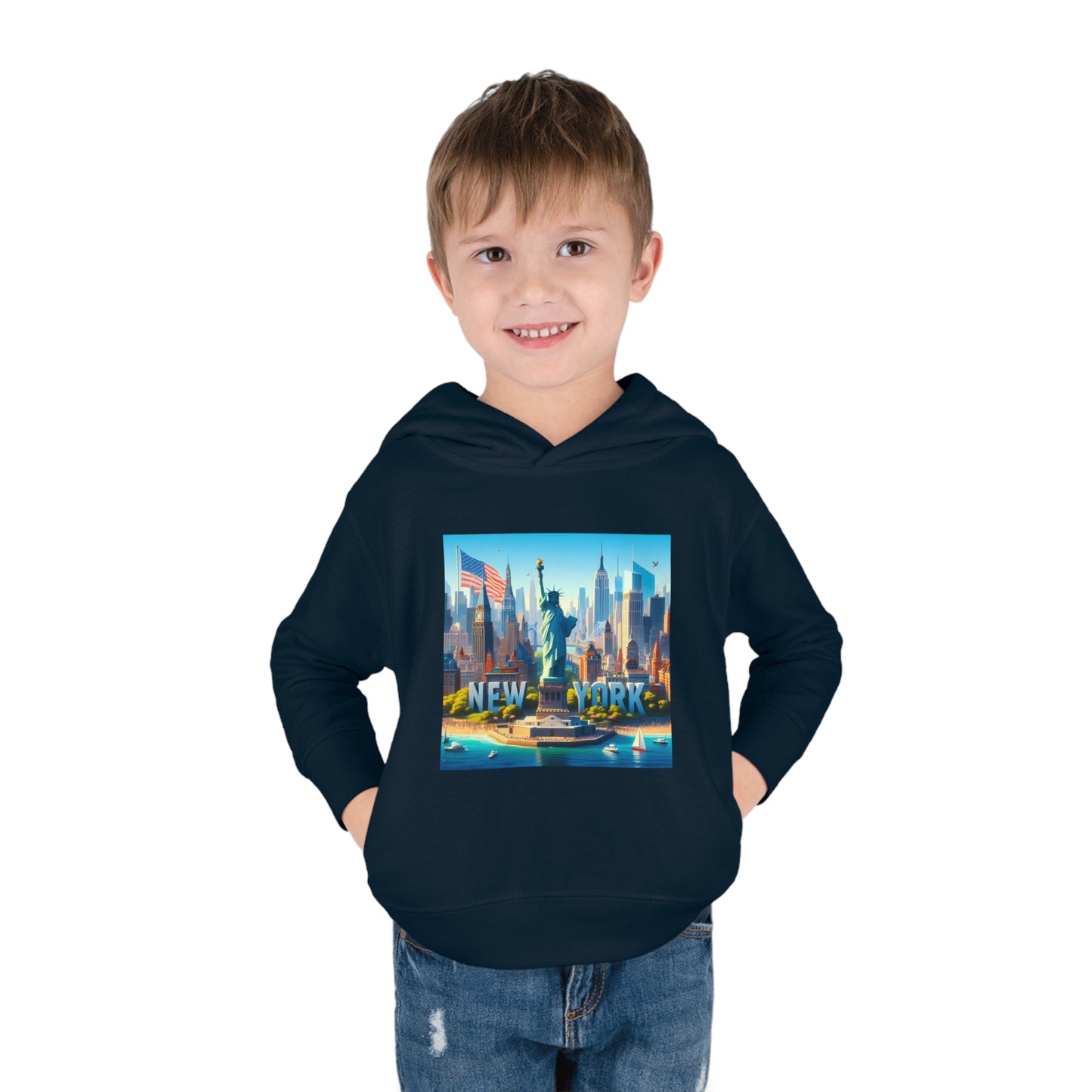 NY Disney Pixar Style Toddler Pullover Fleece Hoodie