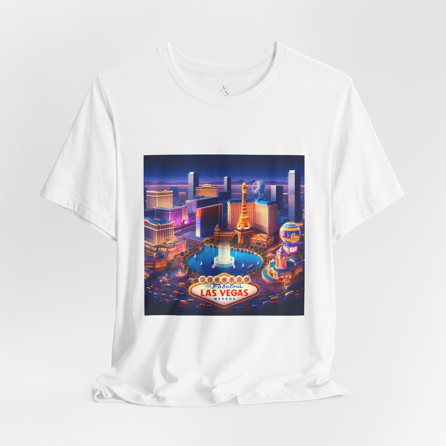 Las Vegas Disney Pixar Style Jersey Short Sleeve Tee