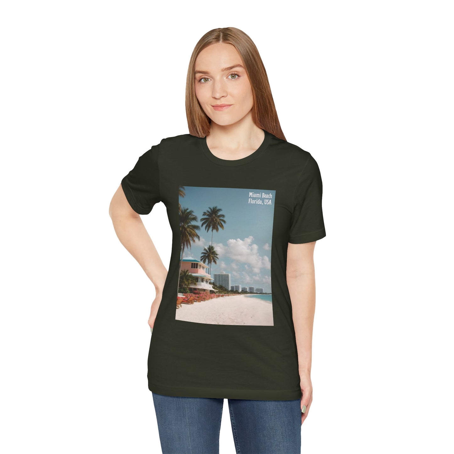 Miami Beach Jersey Short Sleeve Tee