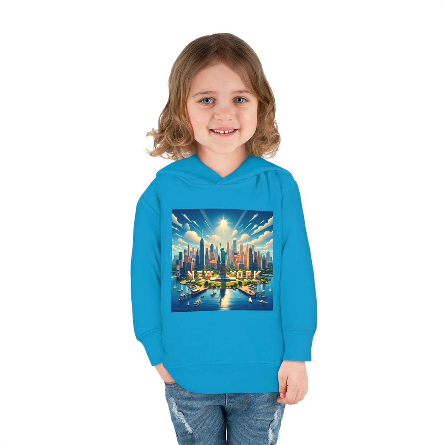 NY Disney Pixar Style Toddler Pullover Fleece Hoodie