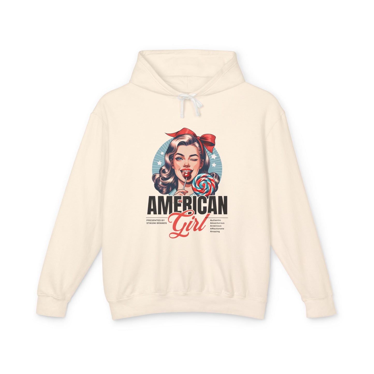 American Girl Retro Graphic Hoodie