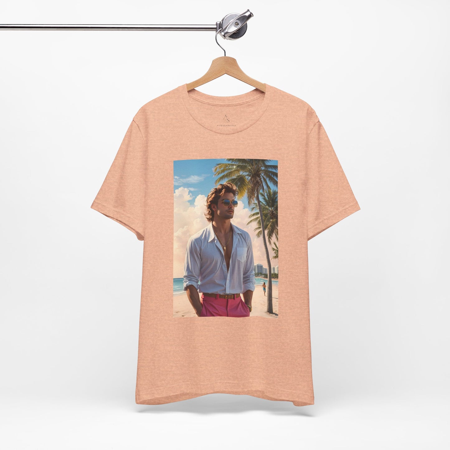 Walking On The Beach Jersey Short Sleeve Tee