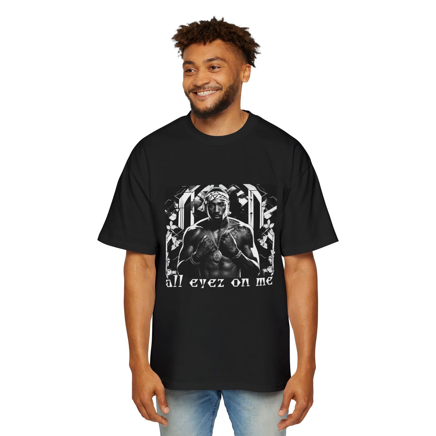 2pac Heavy Oversized Tee