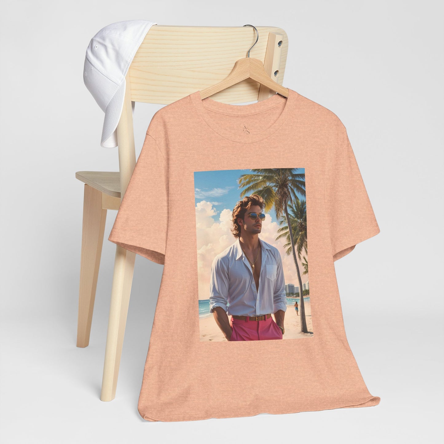 Walking On The Beach Jersey Short Sleeve Tee