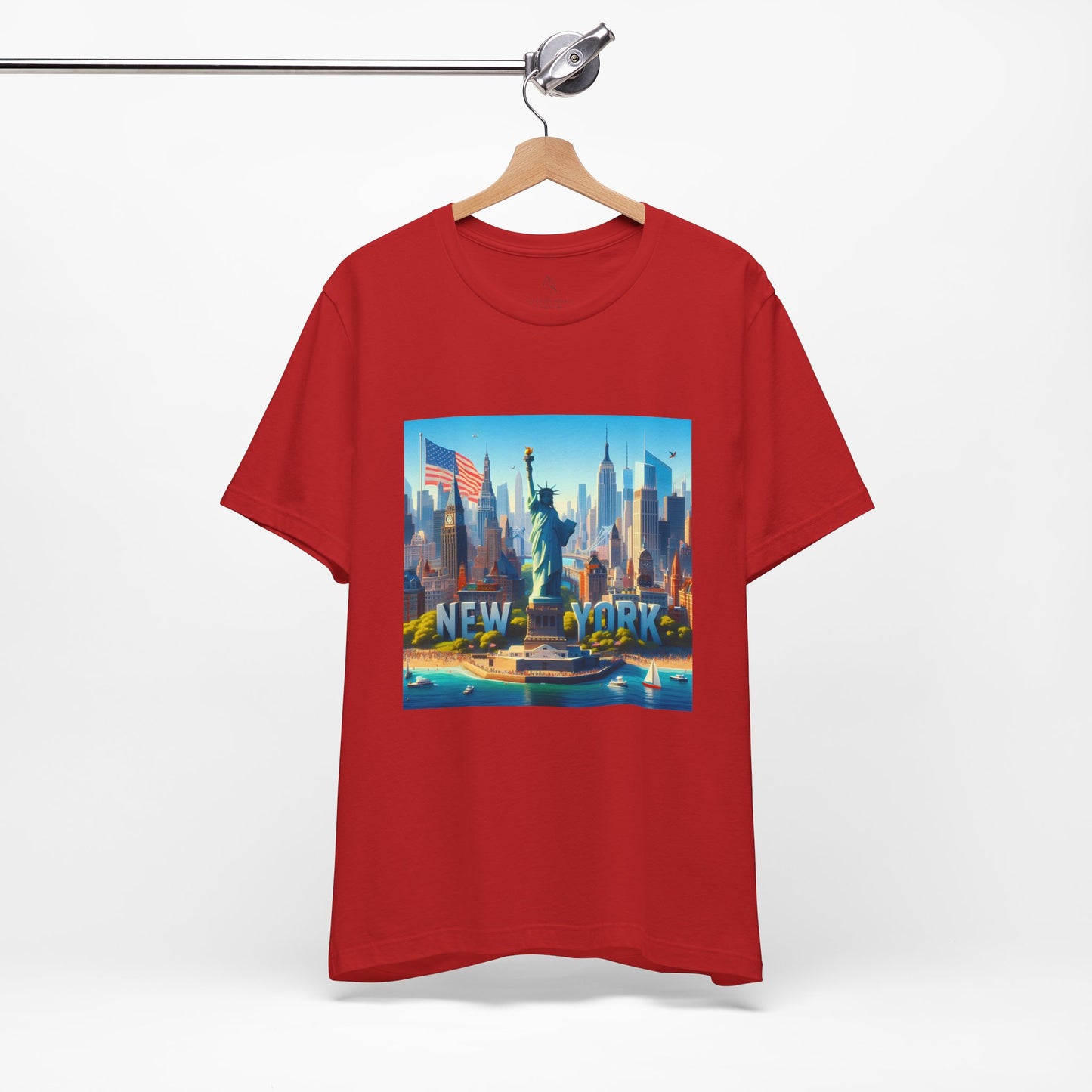 NY Disney Pixar Style Jersey Short Sleeve Tee