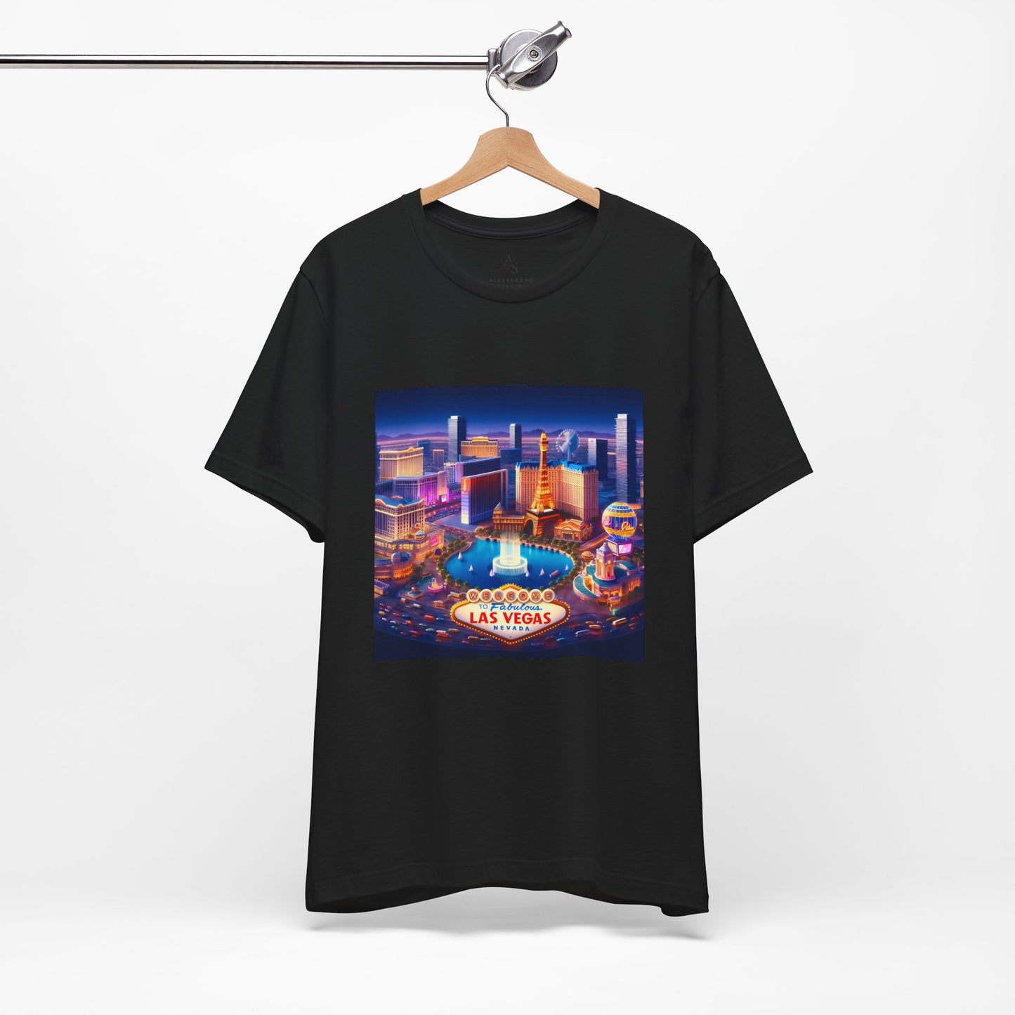 Las Vegas Disney Pixar Style Jersey Short Sleeve Tee