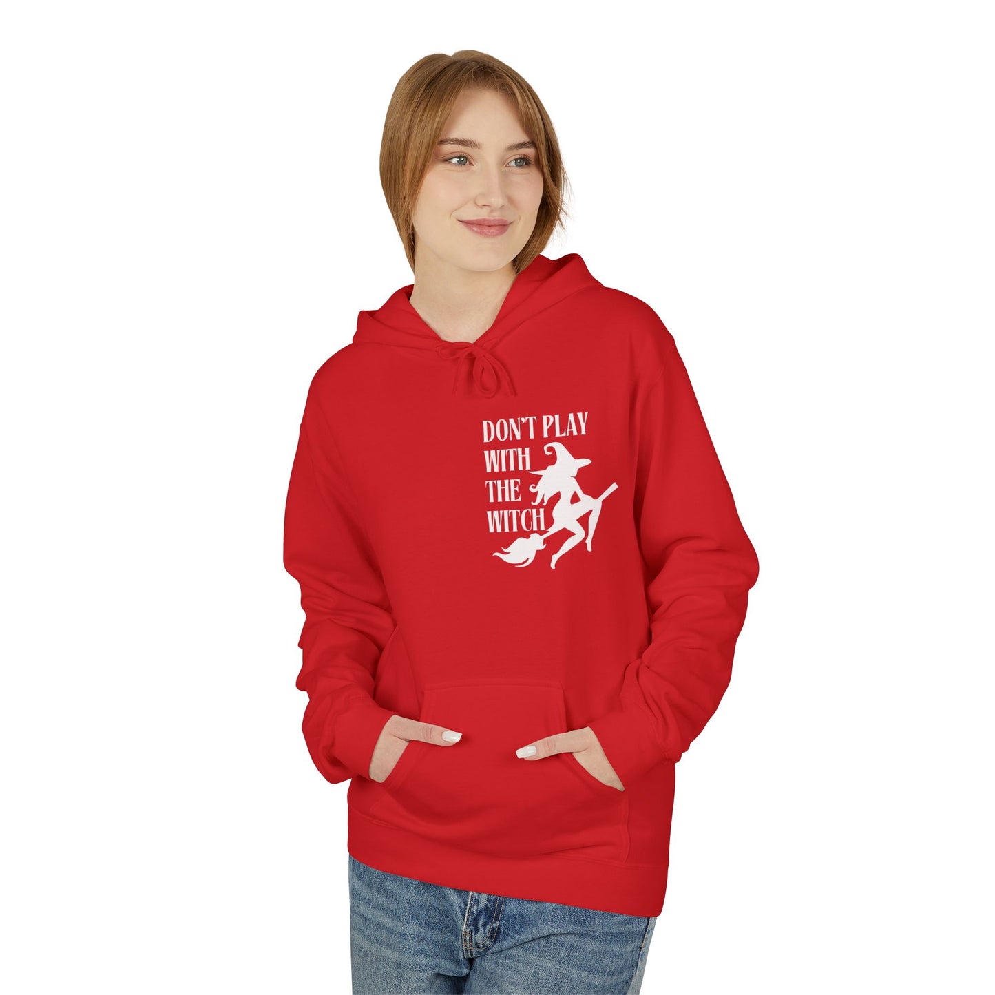 Don't Play With The Witch Midweight Softstyle Fleece Hoodie