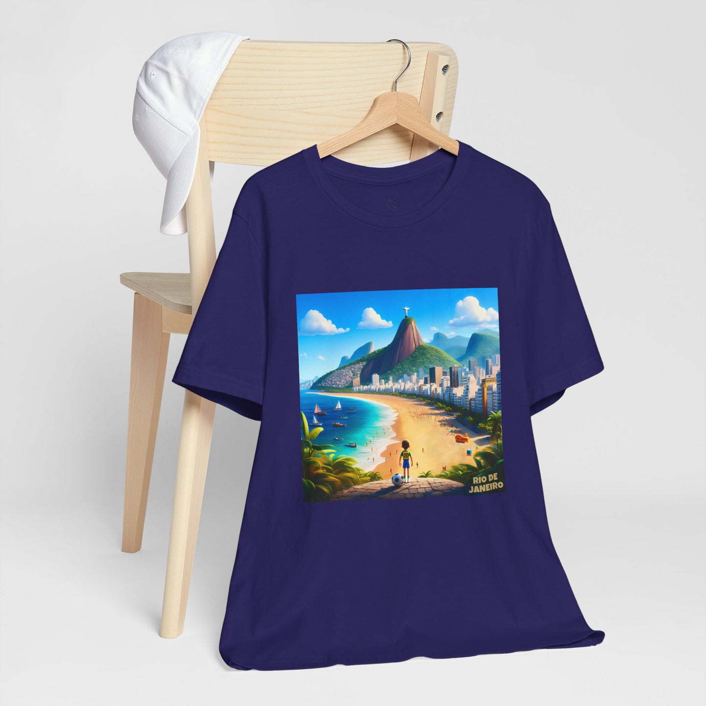 Rio De Janeiro Disney Pixar Style Jersey Short Sleeve Tee