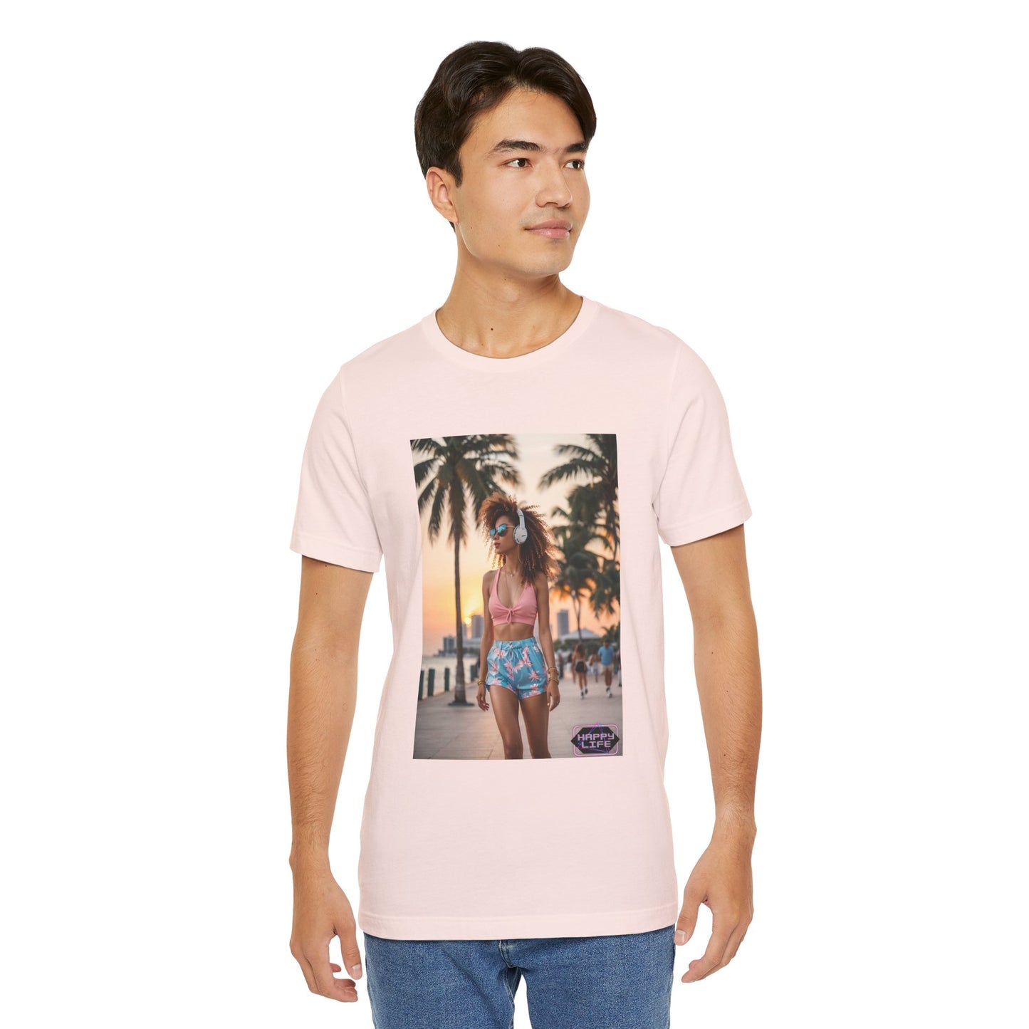 Chill Sunset Vibes Jersey Short Sleeve Tee