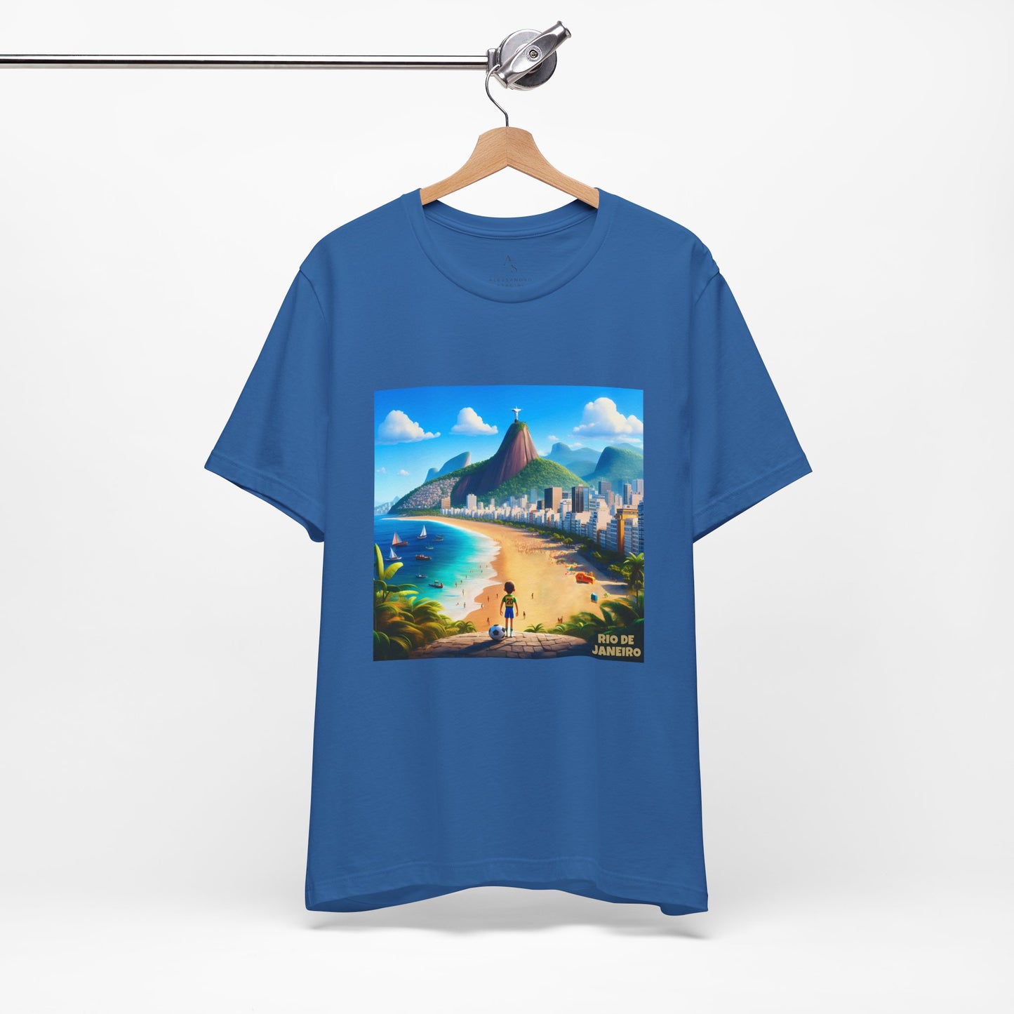 Rio De Janeiro Disney Pixar Style Jersey Short Sleeve Tee