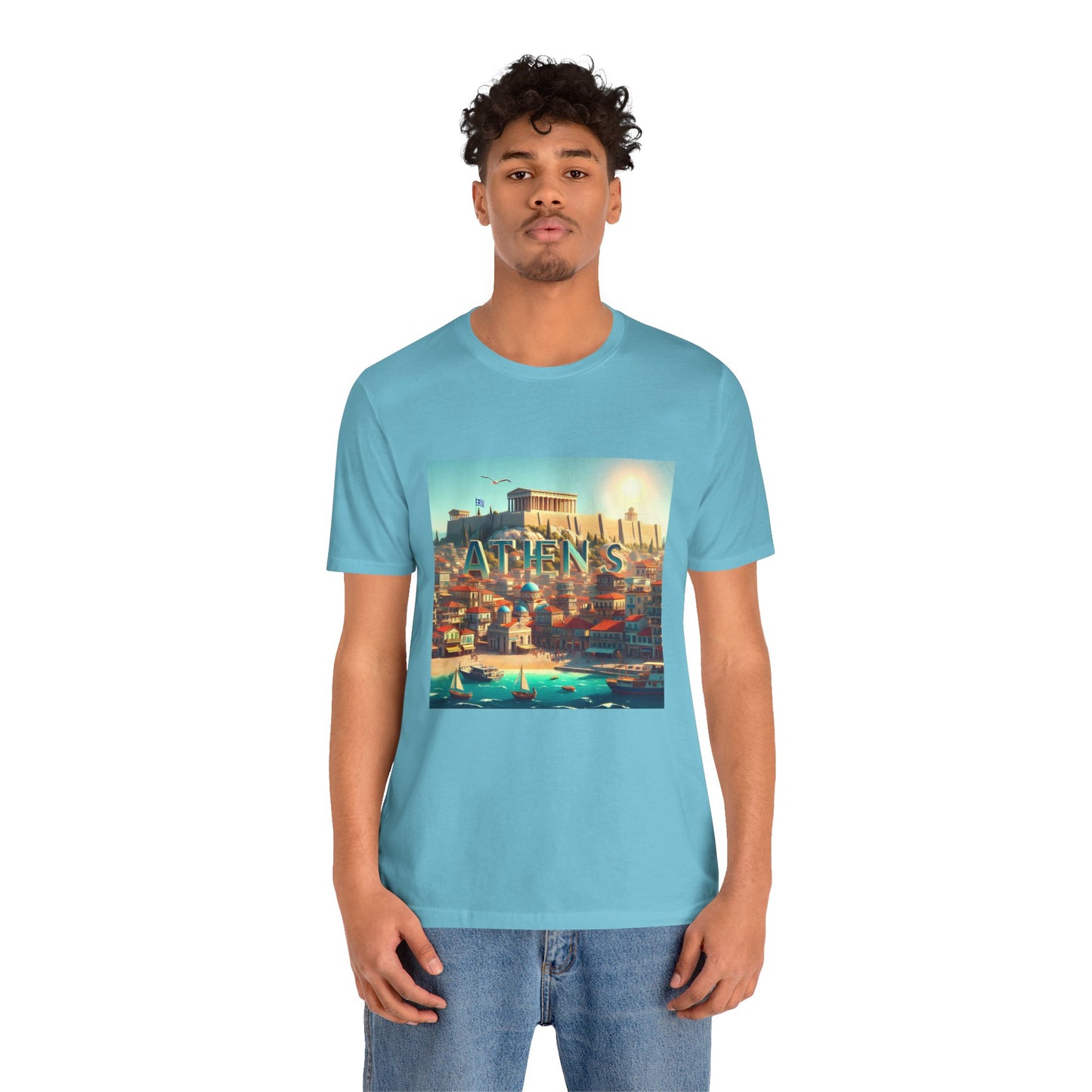 Athens Disney Pixar Style Jersey Short Sleeve Tee