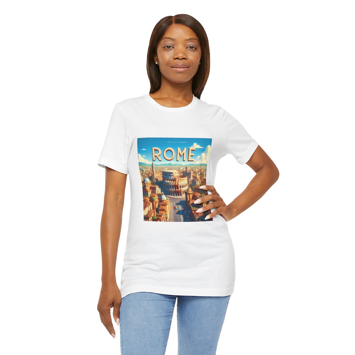 Rome Disney Pixar Style Jersey Short Sleeve Tee