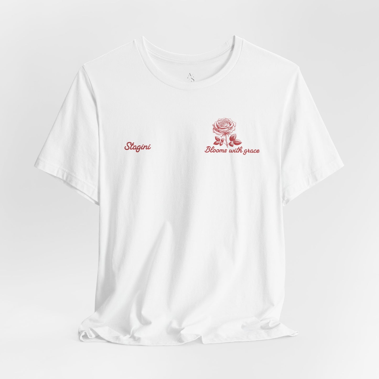 Rose Jersey Short Sleeve Tee