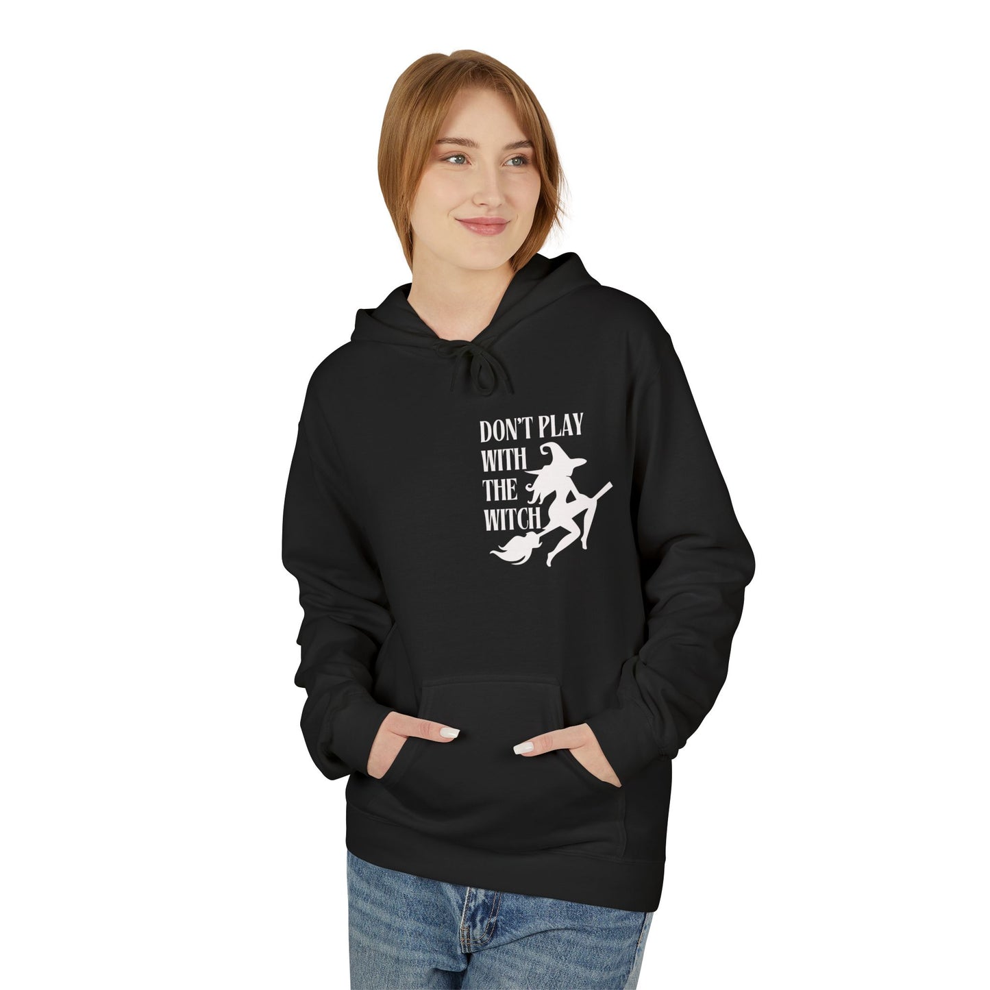 Don't Play With The Witch Midweight Softstyle Fleece Hoodie