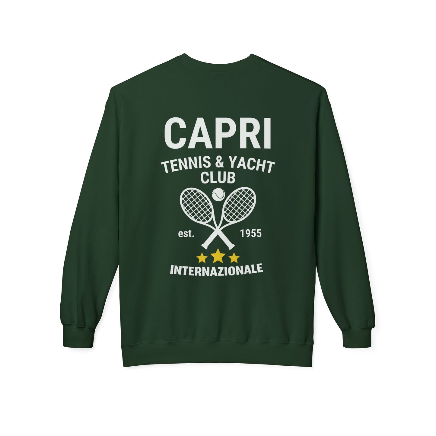 Capri Tennis & Yacht Club Vintage Graphic Sweatshirt