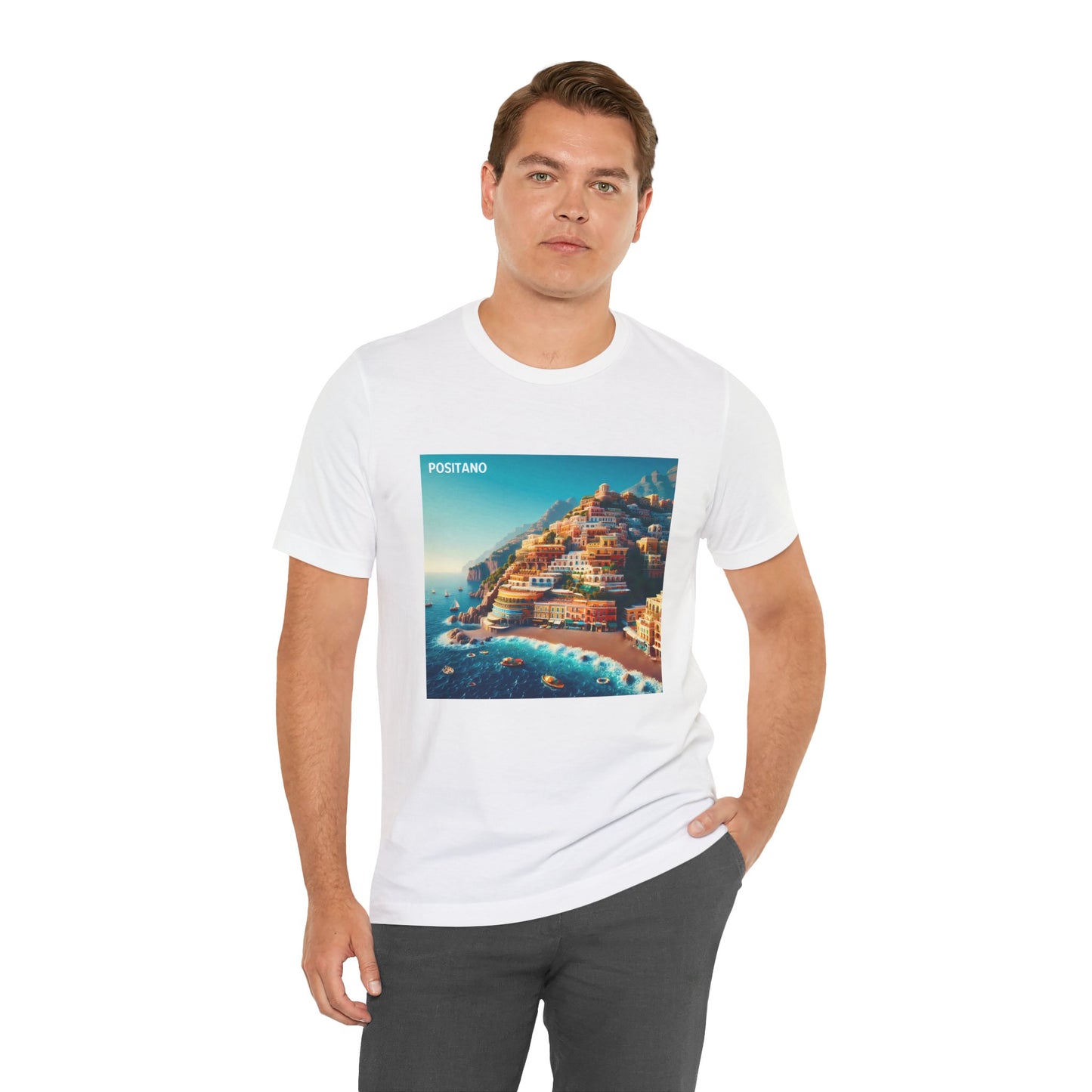 Positano Disney Pixar Style Jersey Short Sleeve Tee