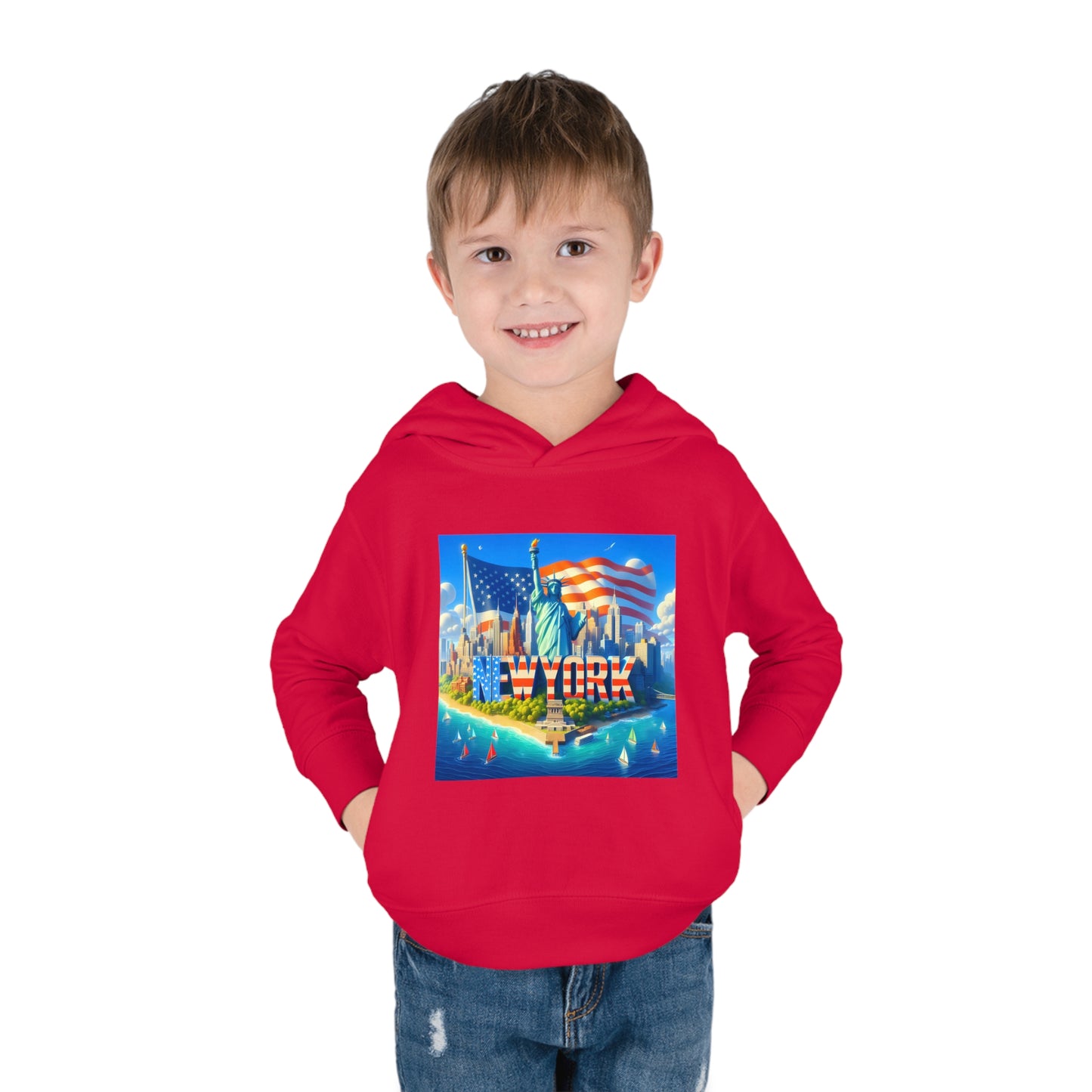 NY Disney Pixar Style Toddler Pullover Fleece Hoodie