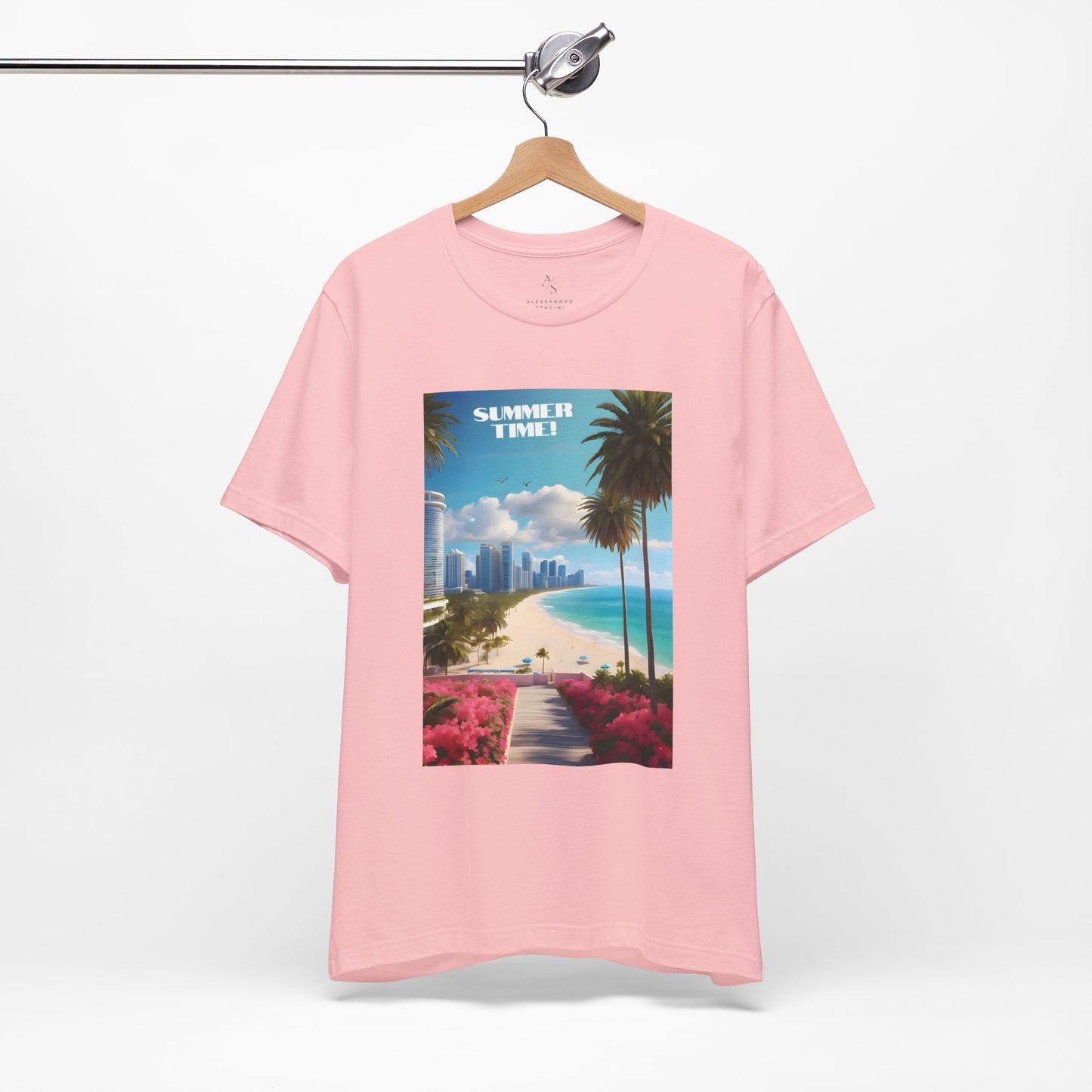 Summer Time Jersey Short Sleeve Tee