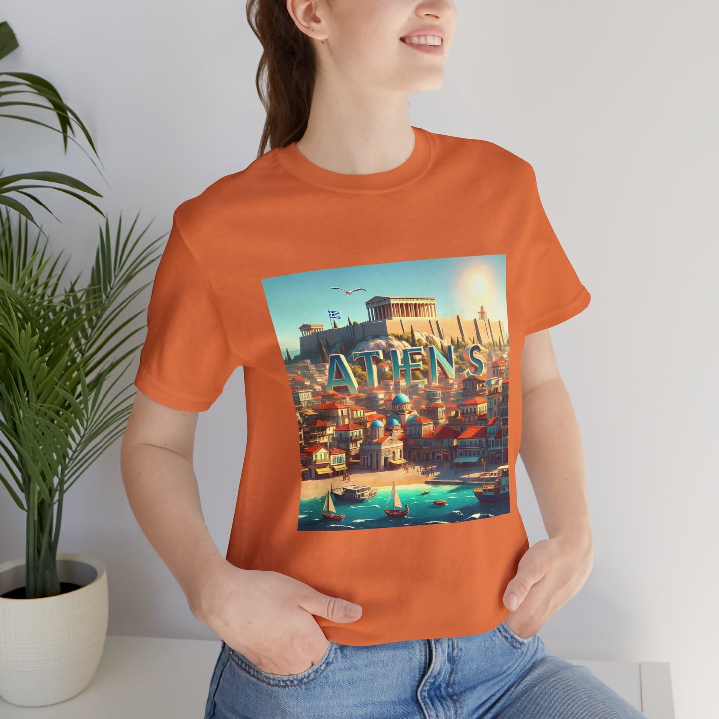 Athens Disney Pixar Style Jersey Short Sleeve Tee