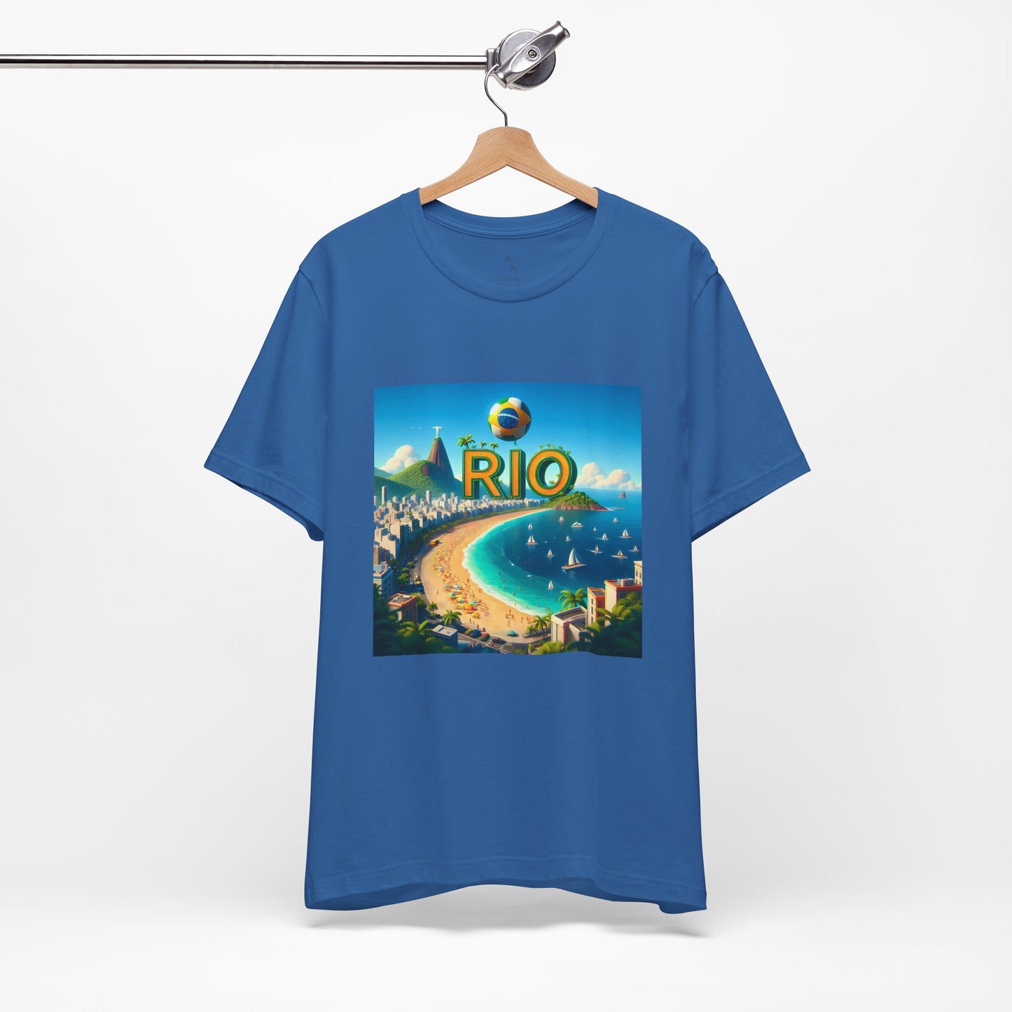 Copacabana Beach Disney Pixar Style Jersey Short Sleeve Tee