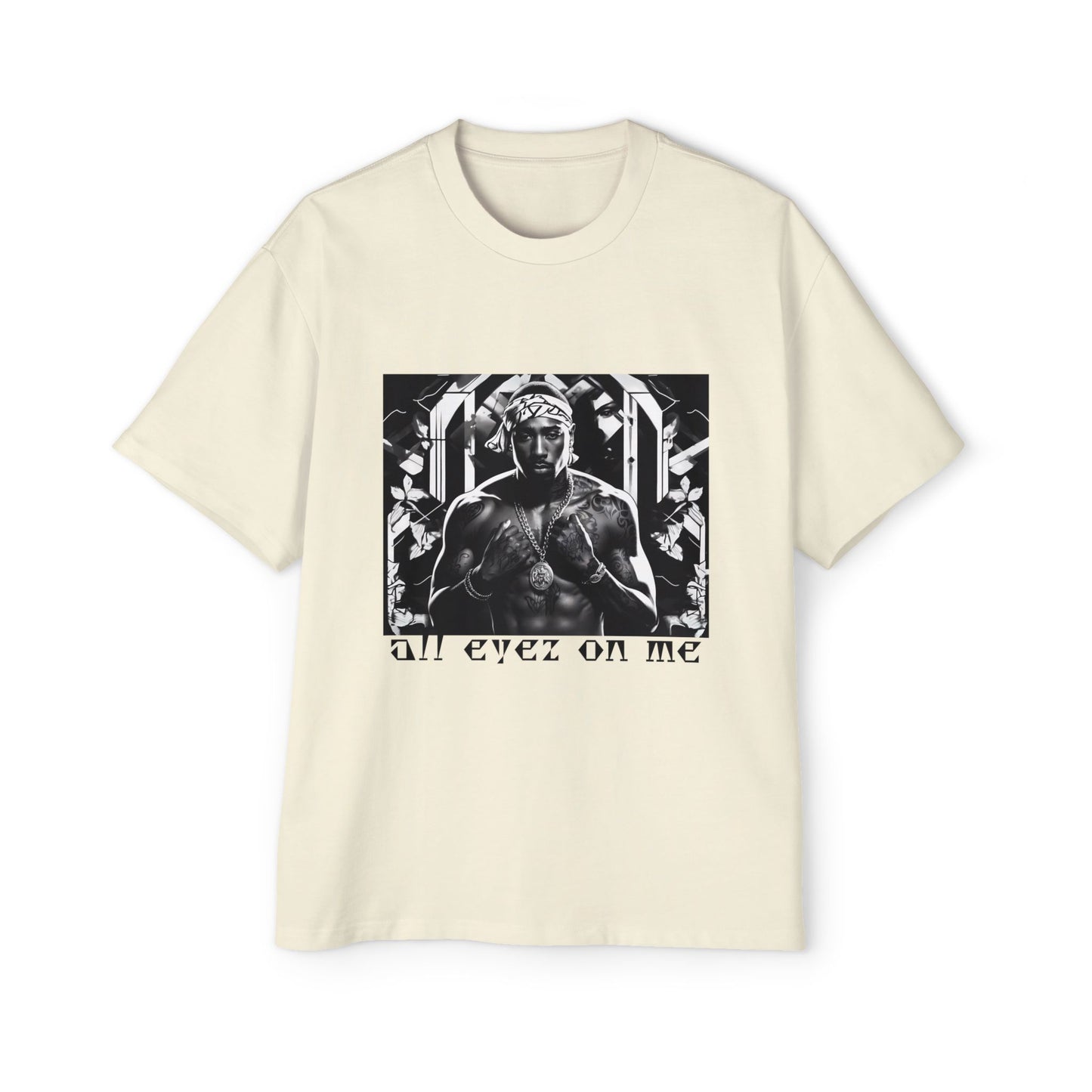 2pac Heavy Oversized Tee