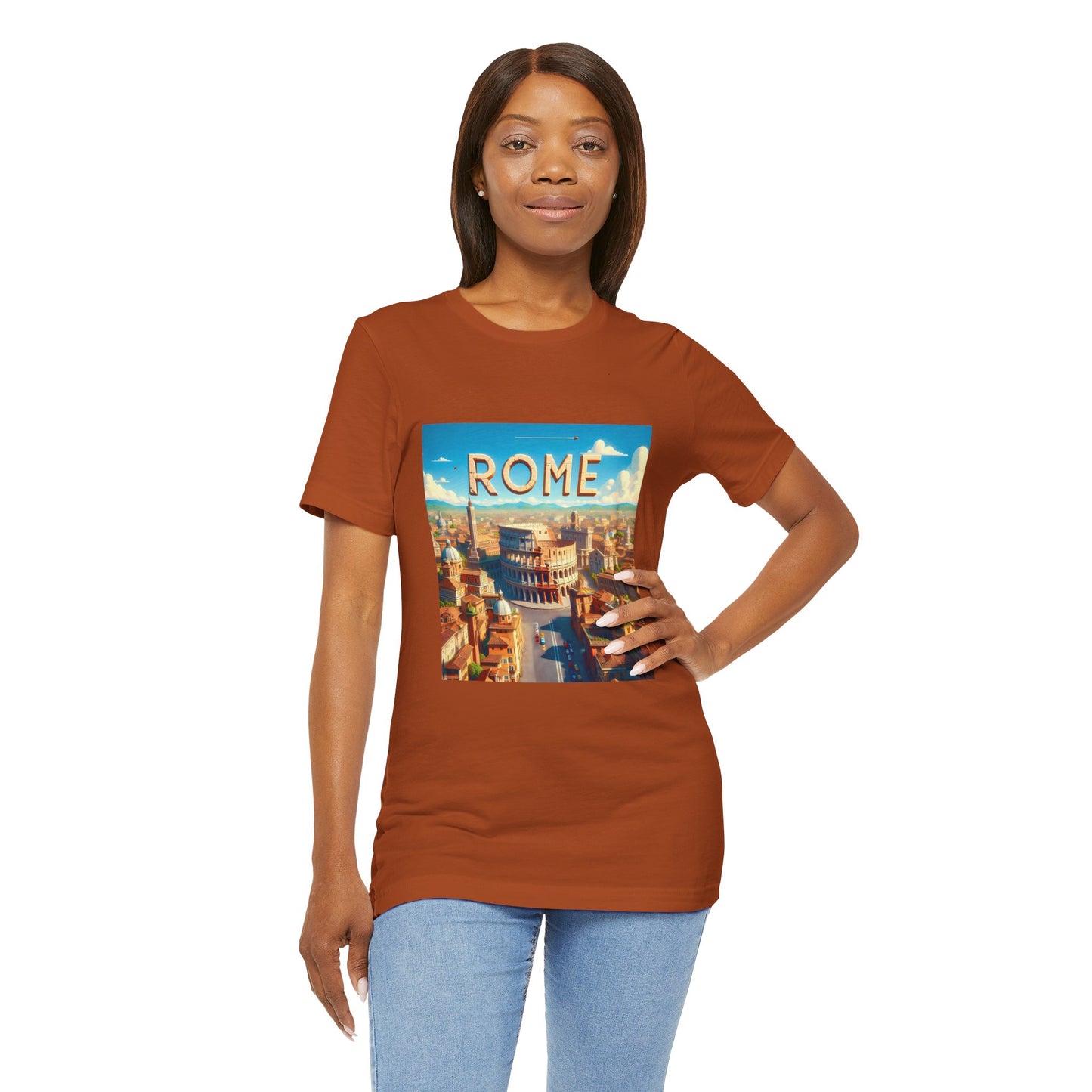 Rome Disney Pixar Style Jersey Short Sleeve Tee