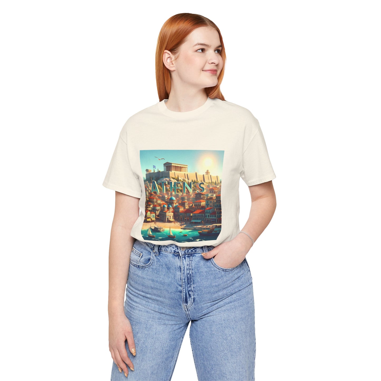 Athens Disney Pixar Style Jersey Short Sleeve Tee