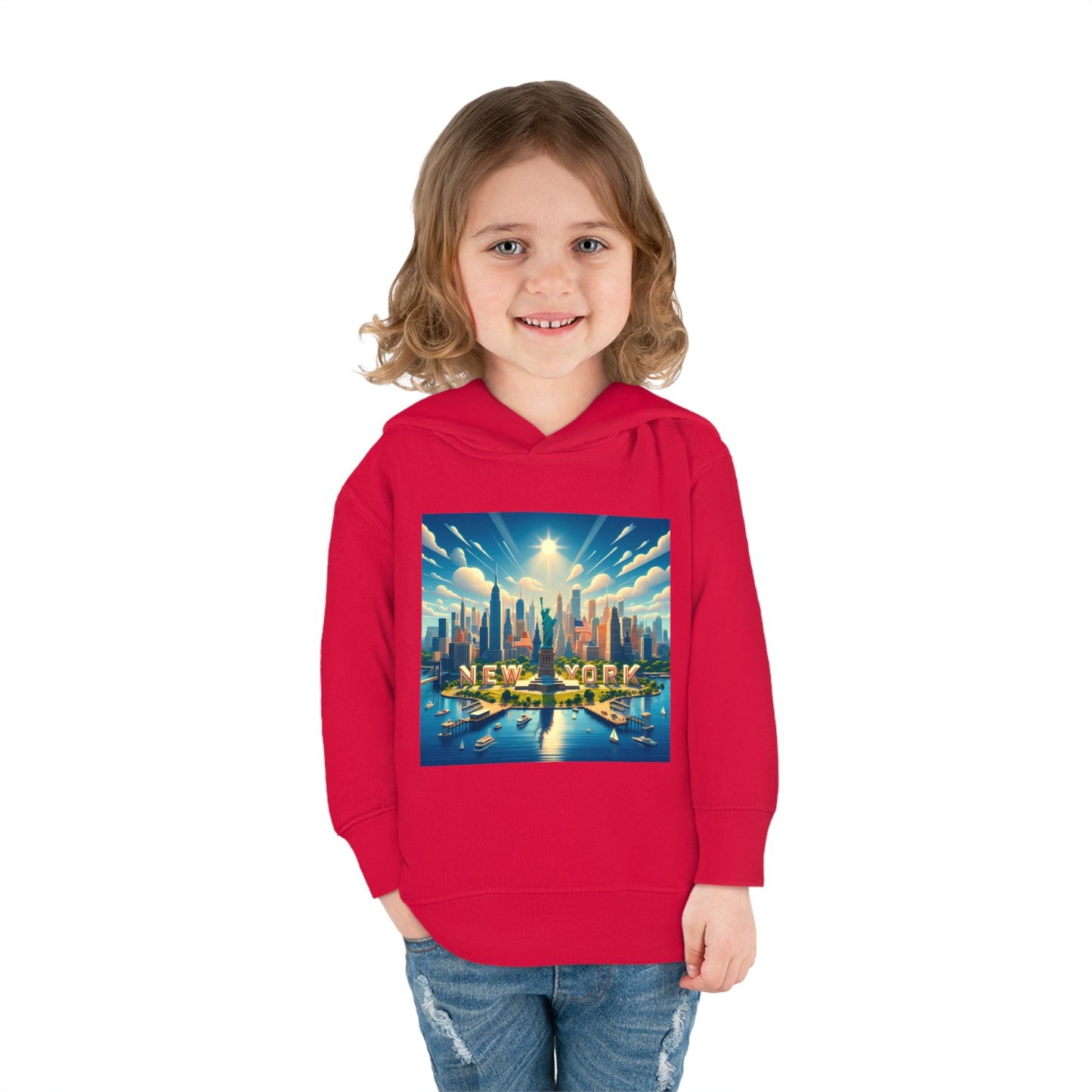 NY Disney Pixar Style Toddler Pullover Fleece Hoodie