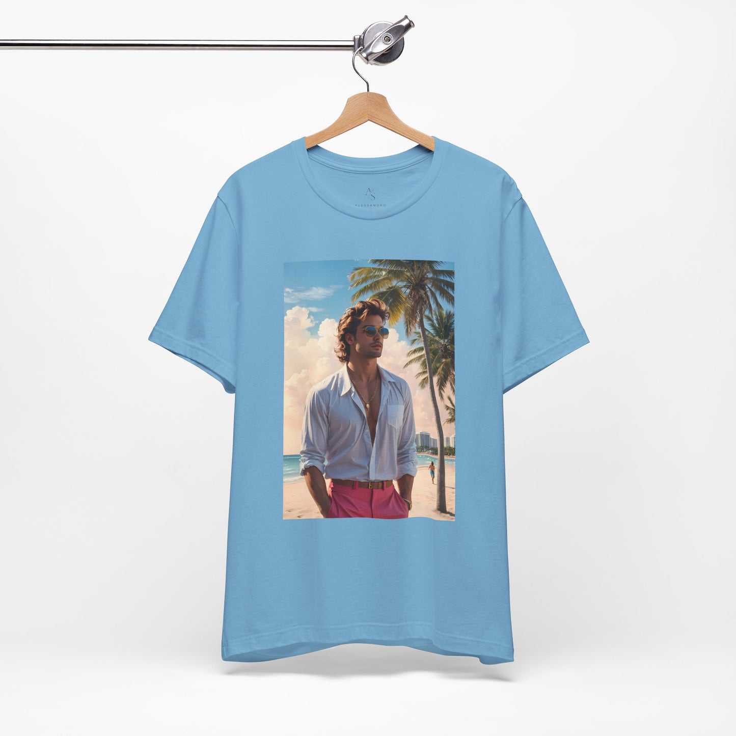 Walking On The Beach Jersey Short Sleeve Tee