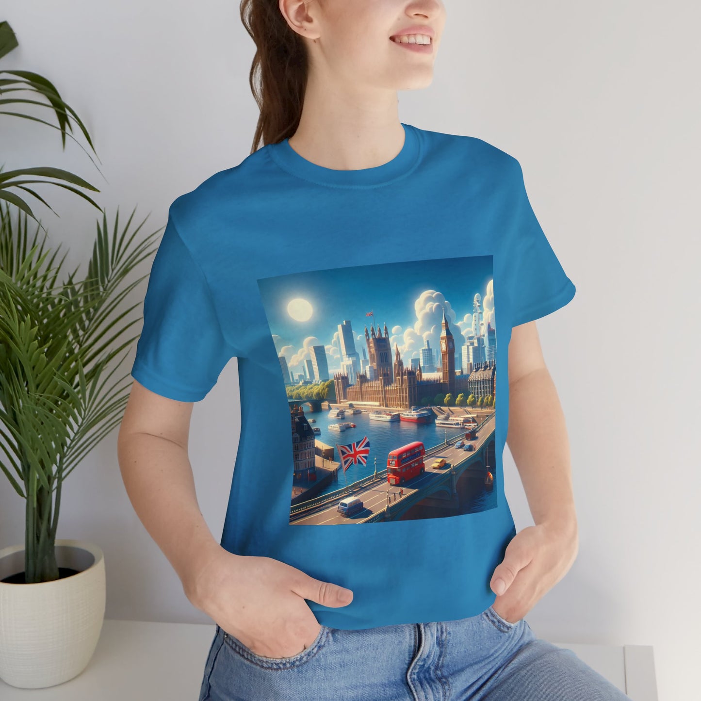 London Disney Pixar Style Jersey Short Sleeve Tee