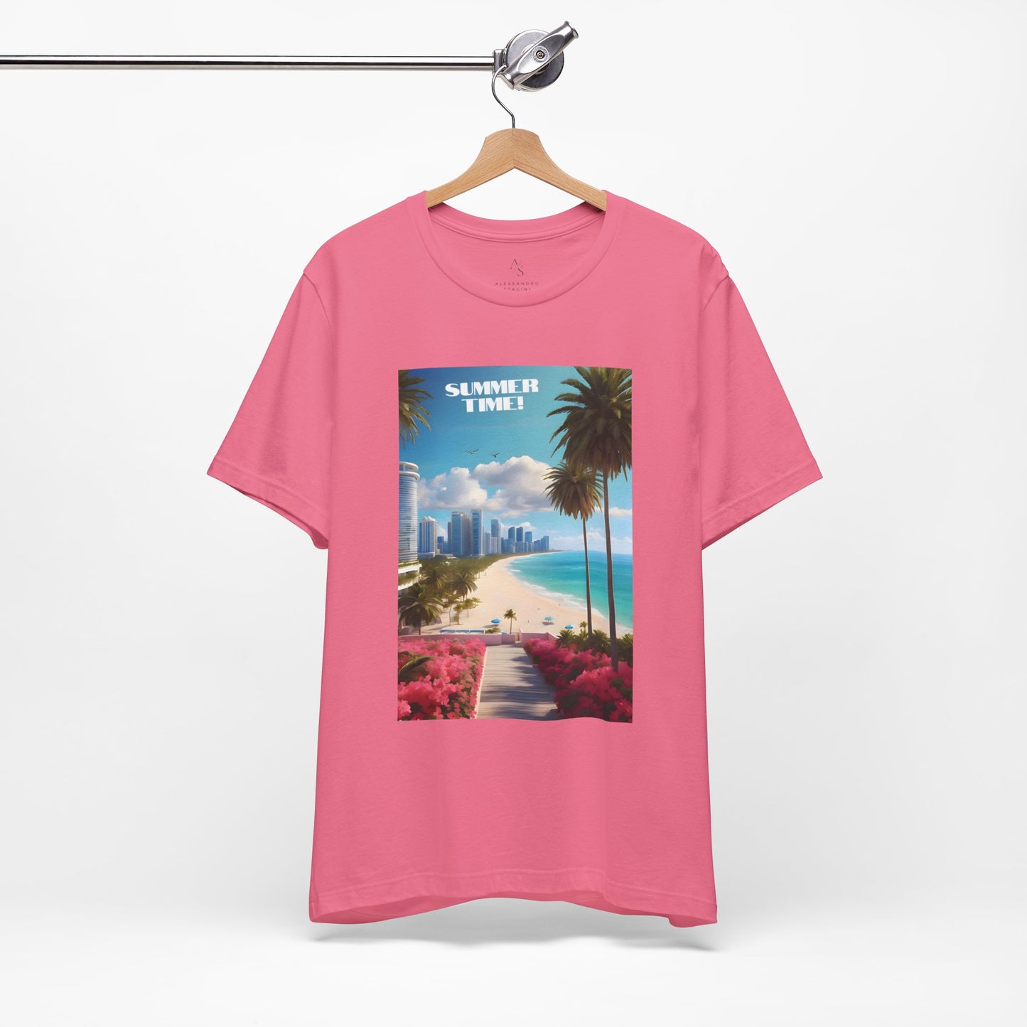 Summer Time Jersey Short Sleeve Tee