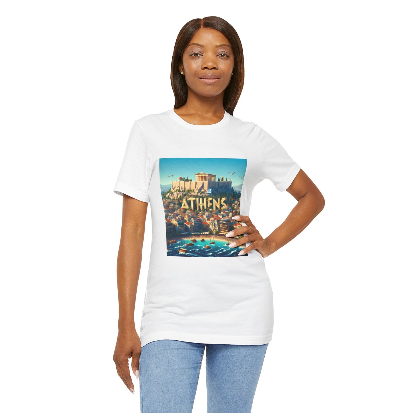 Athens Disney Pixar Style Jersey Short Sleeve Tee