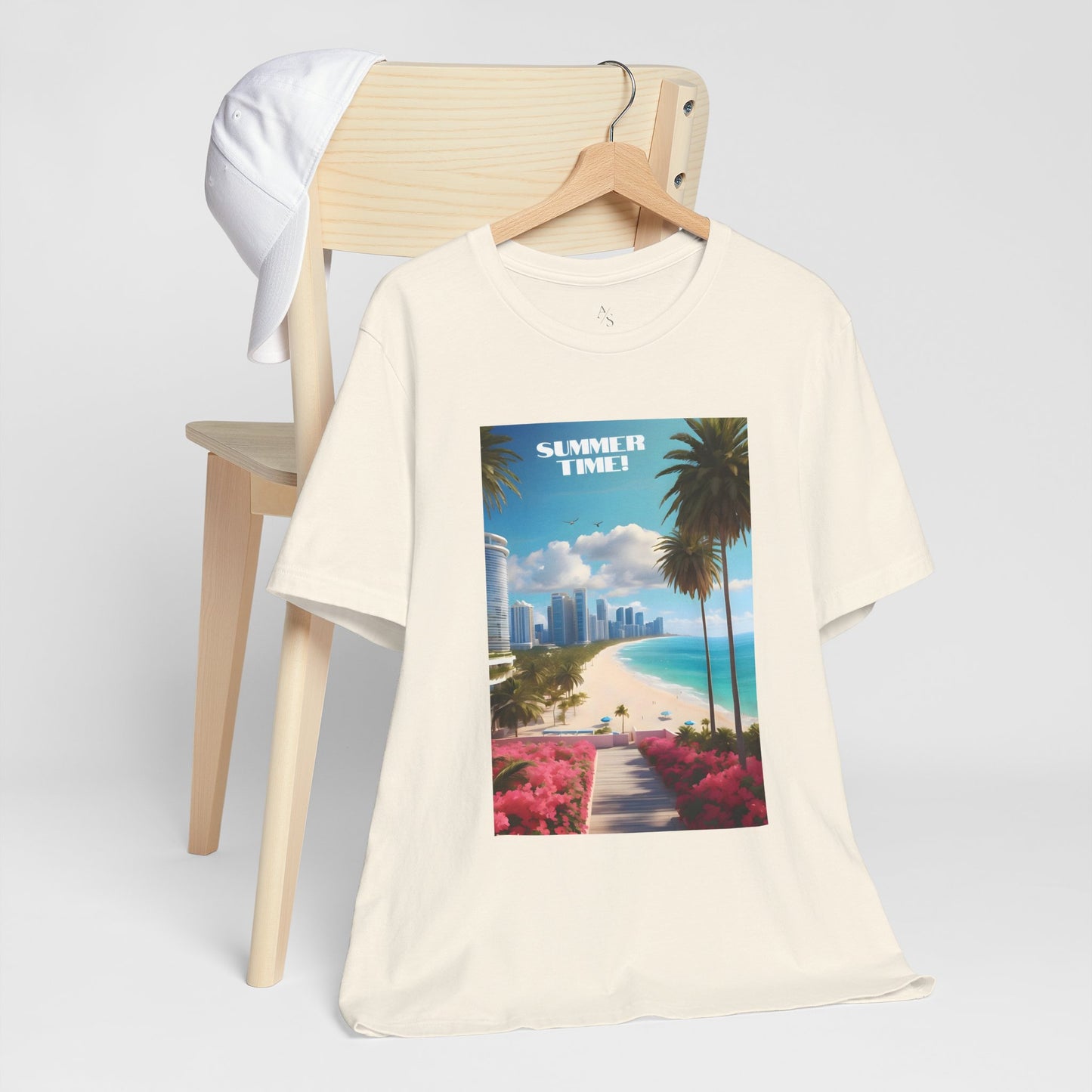 Summer Time Jersey Short Sleeve Tee