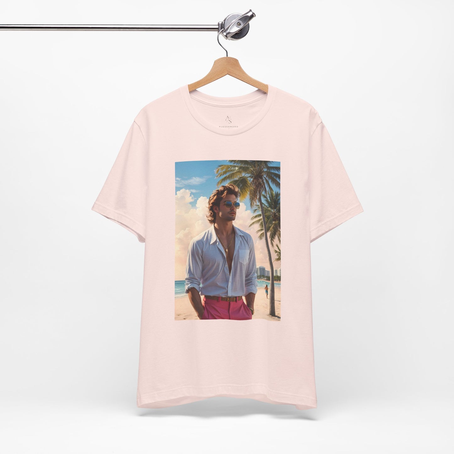 Walking On The Beach Jersey Short Sleeve Tee