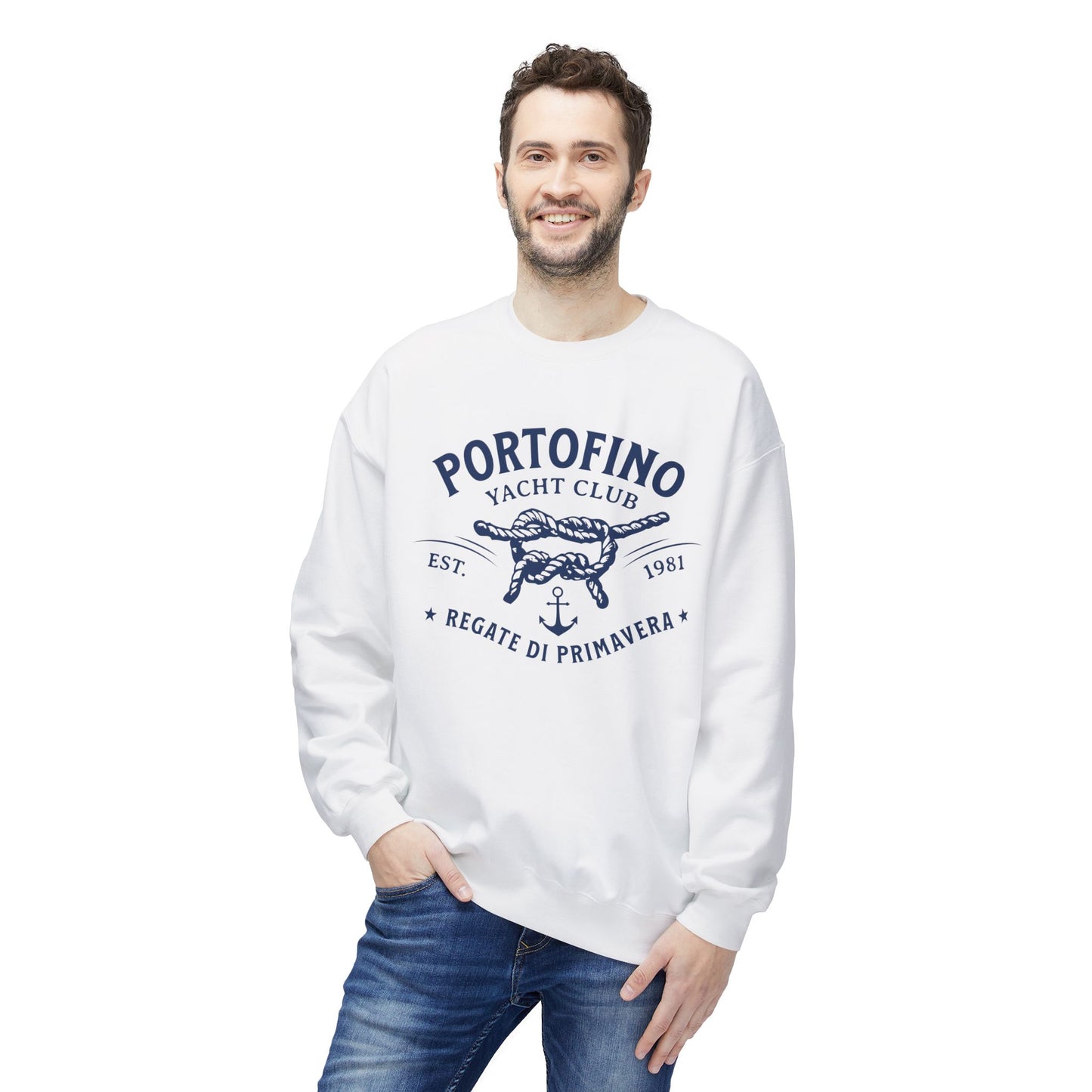 Portofino Yacht Club Graphic Sweatshirt