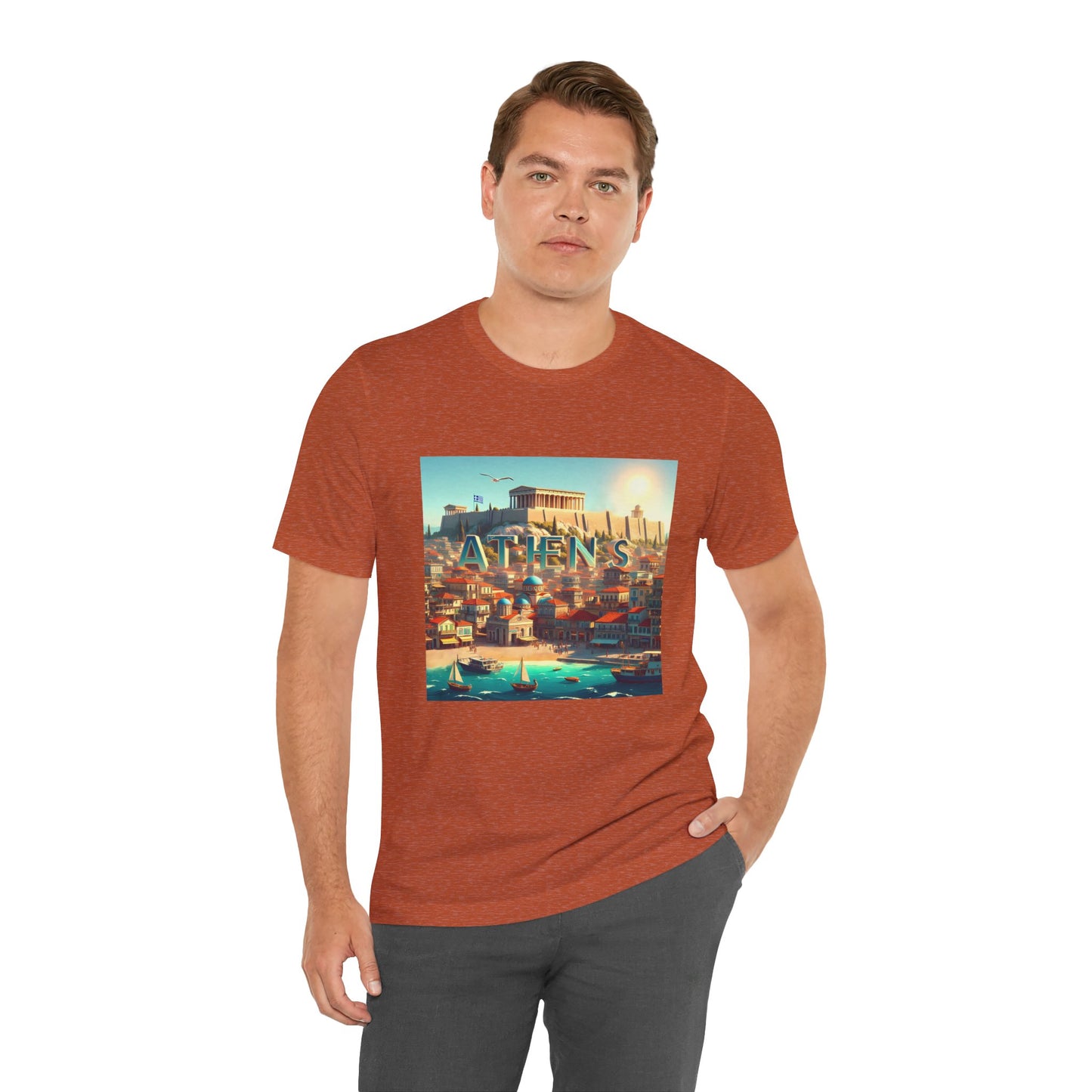 Athens Disney Pixar Style Jersey Short Sleeve Tee