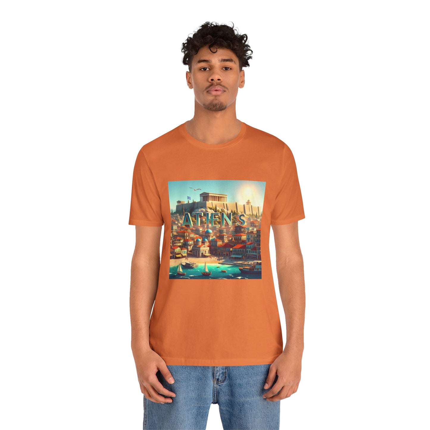 Athens Disney Pixar Style Jersey Short Sleeve Tee