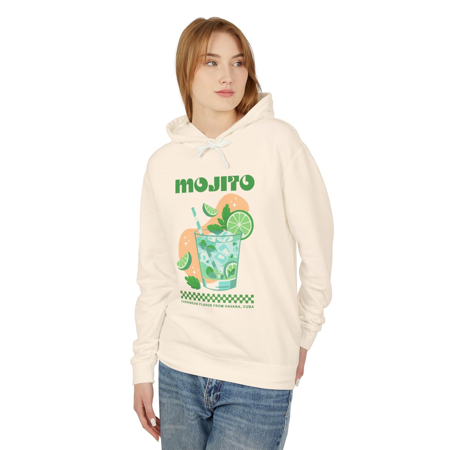 Mojito Cocktail Havana Cuba Graphic Hoodie