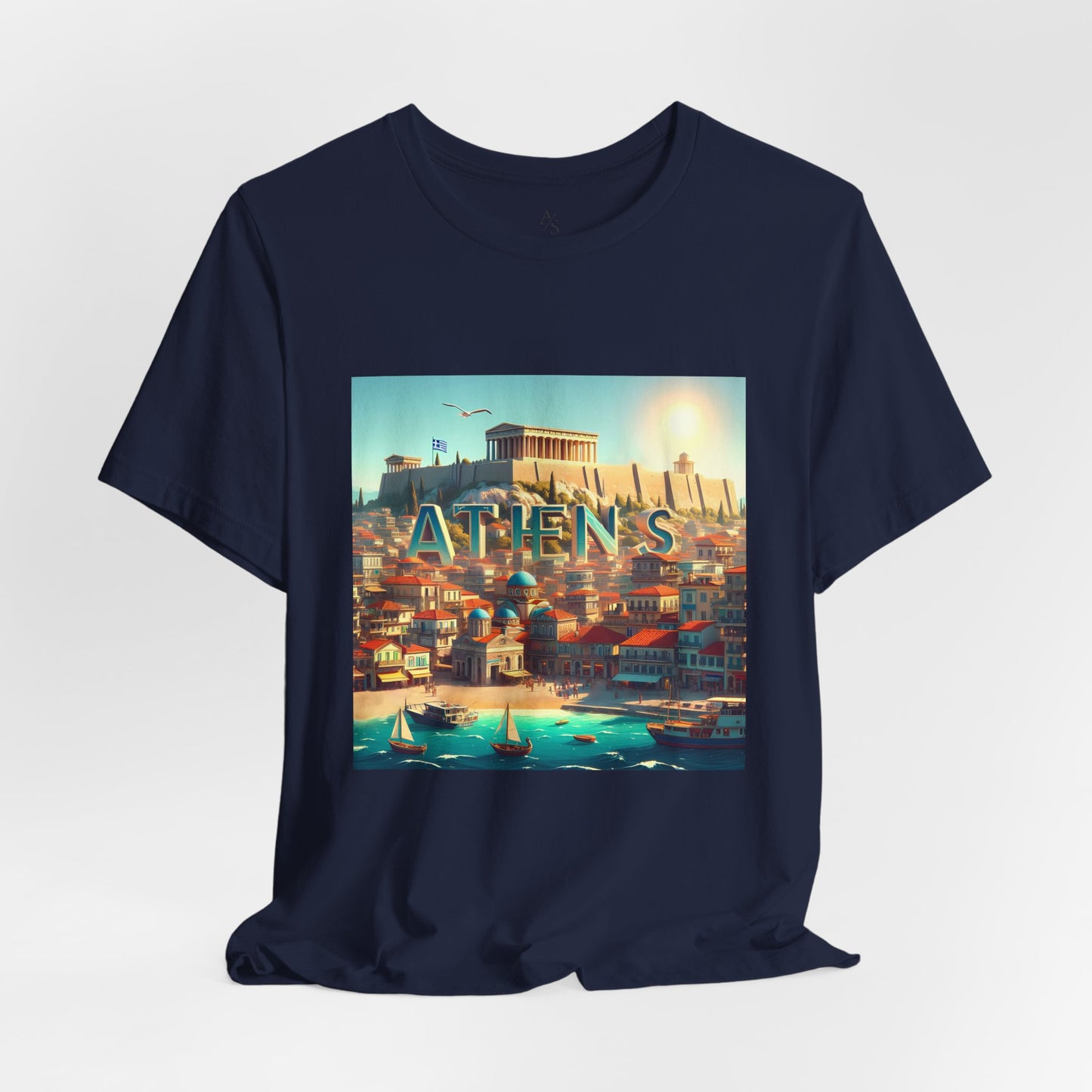 Athens Disney Pixar Style Jersey Short Sleeve Tee