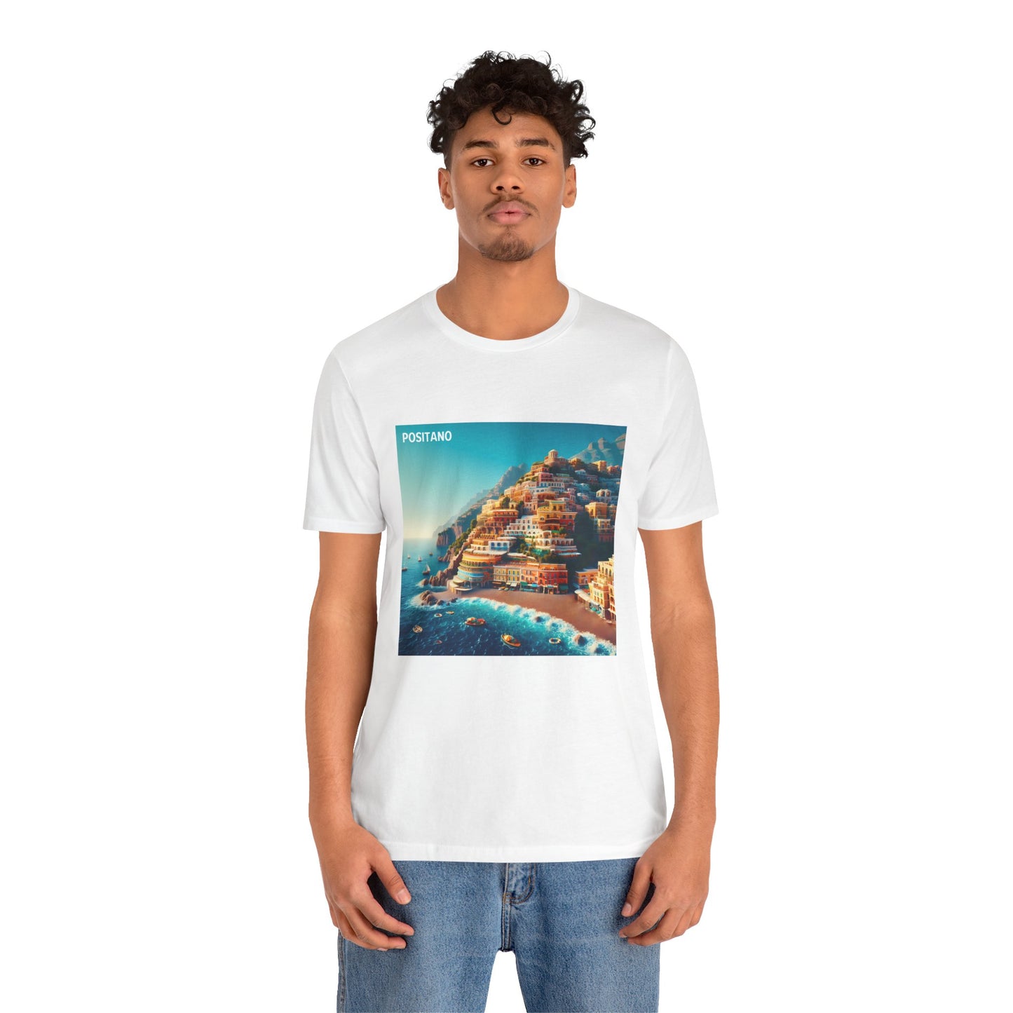 Positano Disney Pixar Style Jersey Short Sleeve Tee