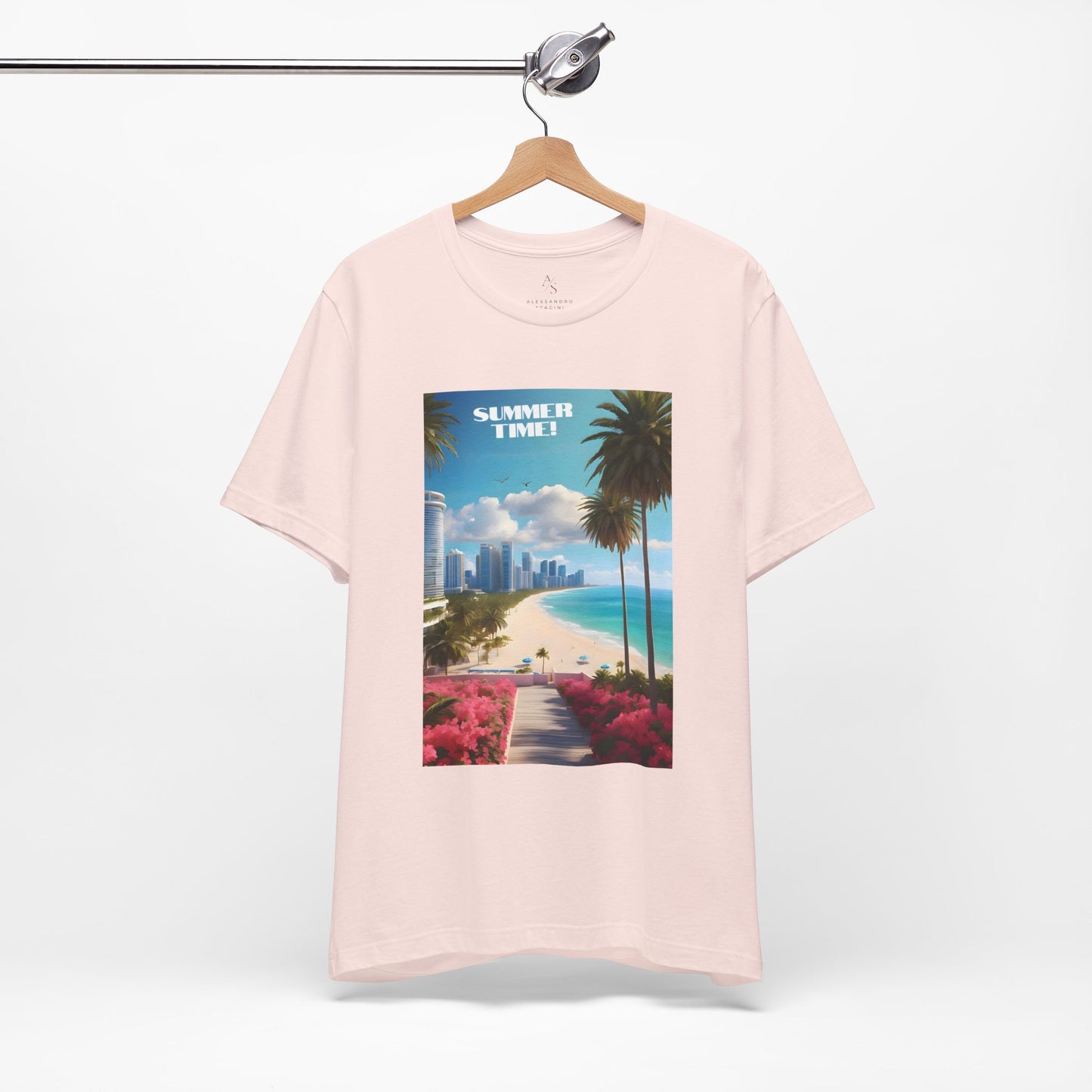 Summer Time Jersey Short Sleeve Tee